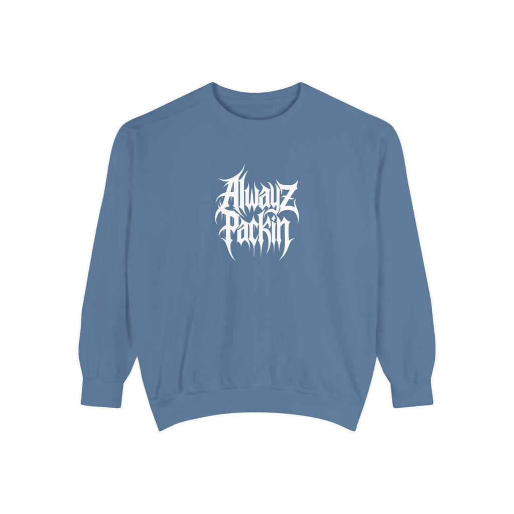 Alwayz Packin Front/ Skull Guns Back Sweatshirt