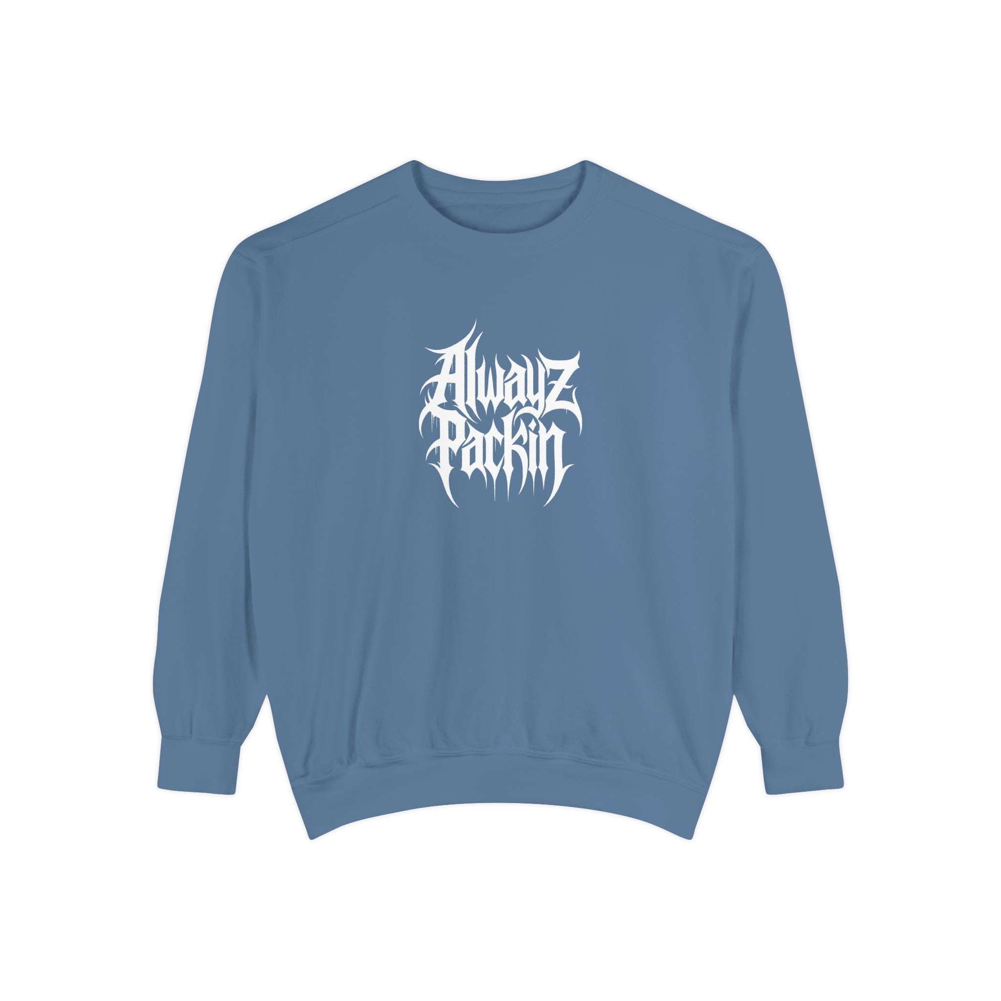 Alwayz Packin Front/ Skull Guns Back Sweatshirt