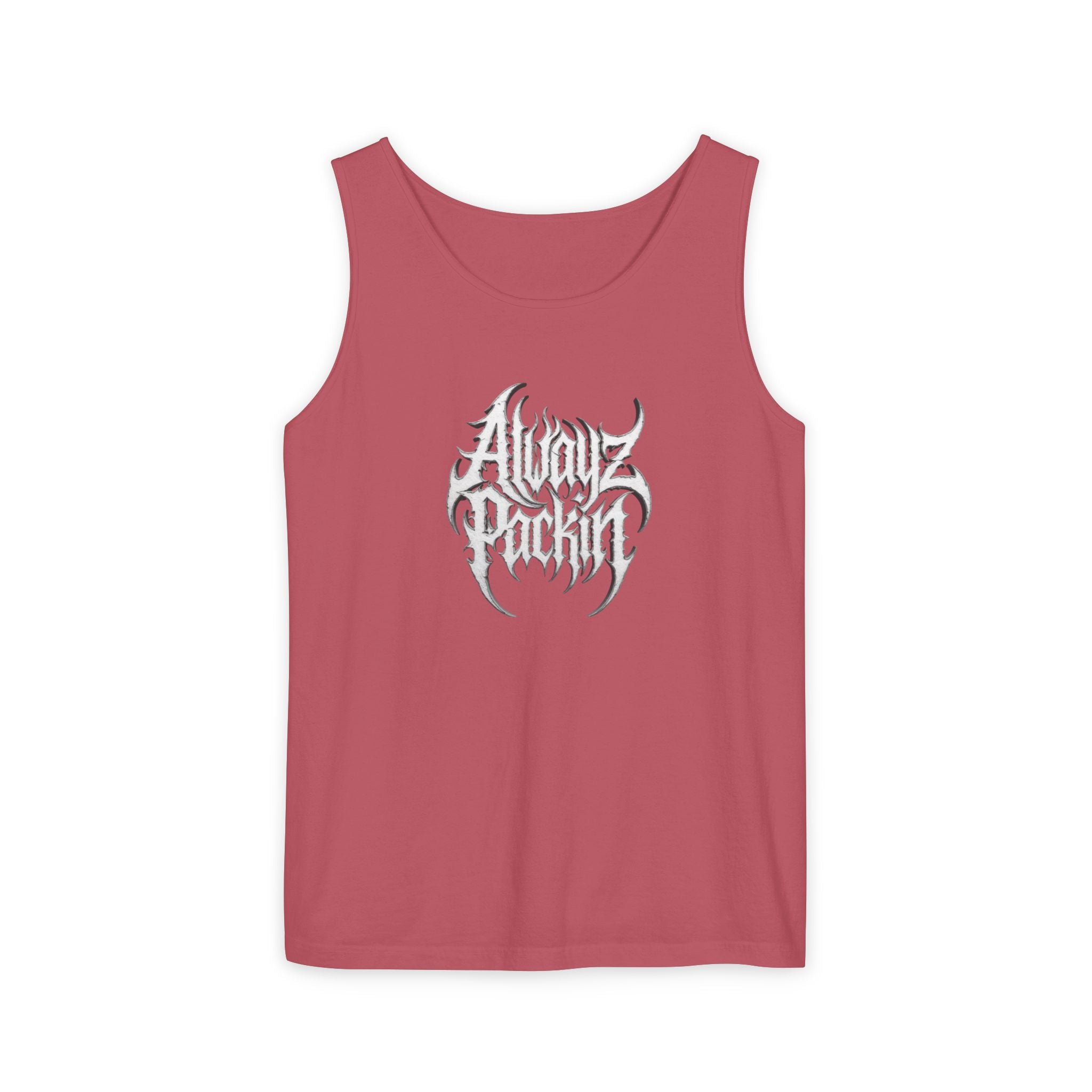 Alwayz Packin Heavy Metal Print Tank Top!