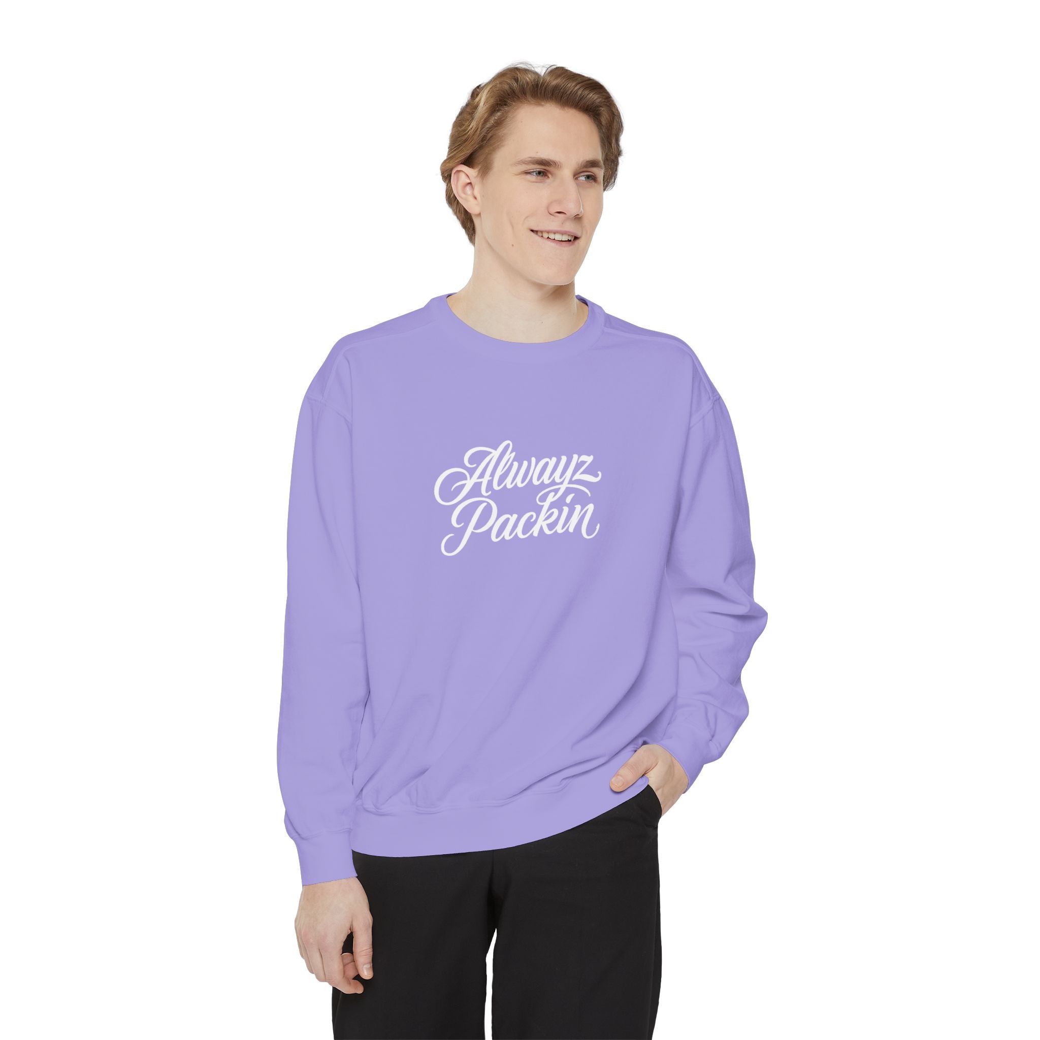 Alwayz Packin Front/ Skull and Guns Back Sweatshirt