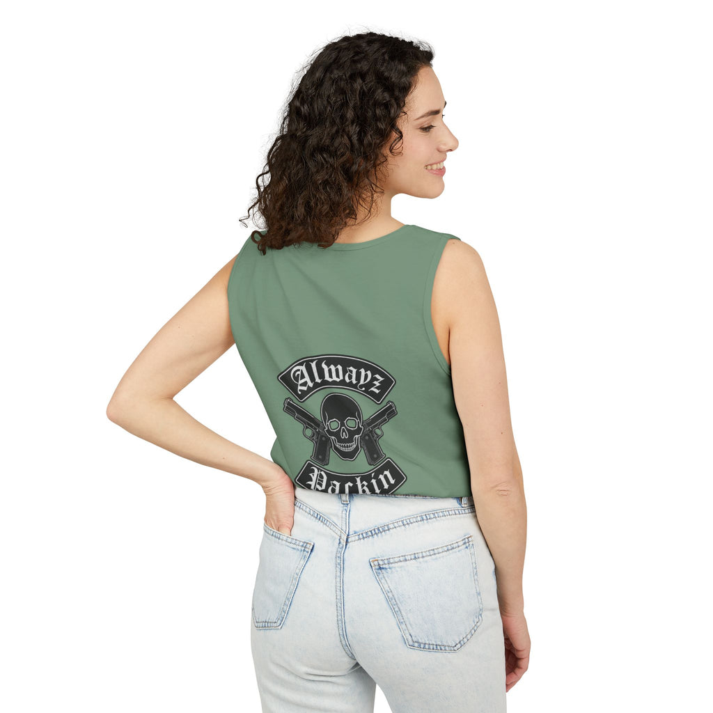 Alwayz Packin Front/ Skull Rocker Back