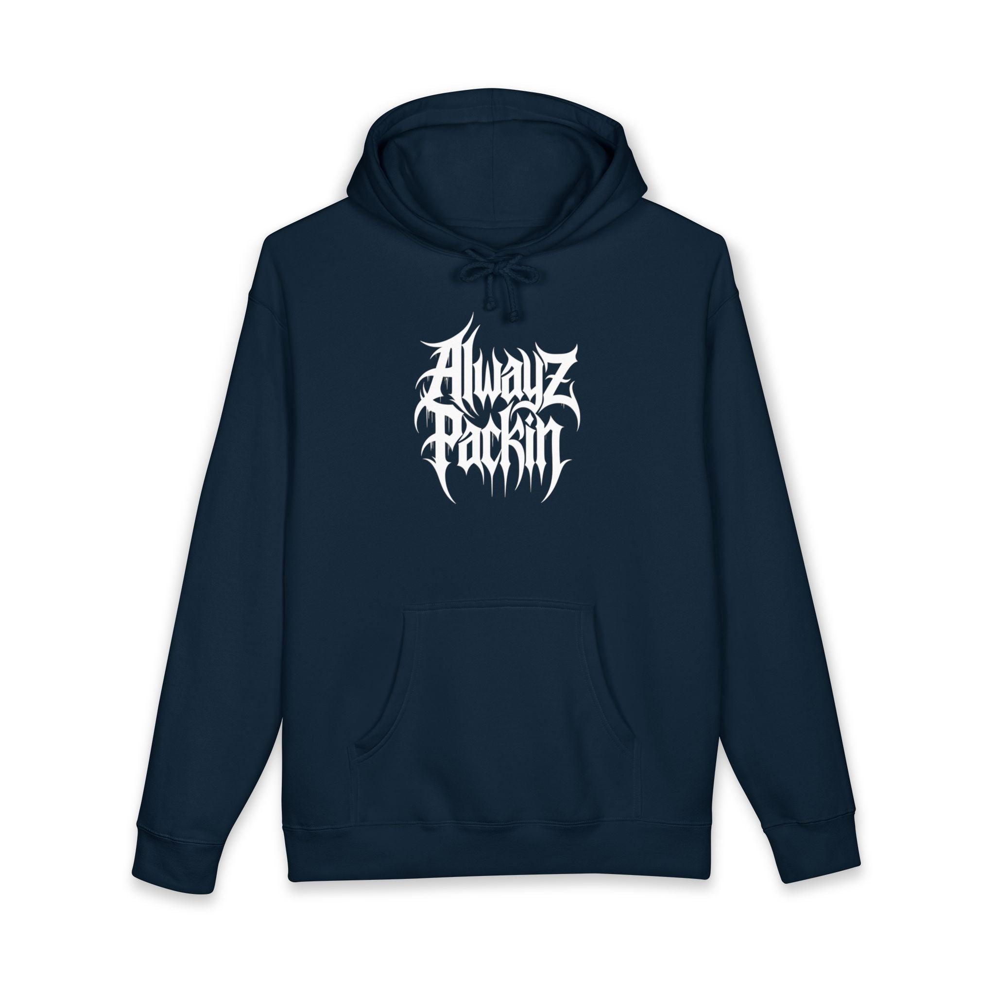 Alwayz Packin Front/ Skull and Guns back