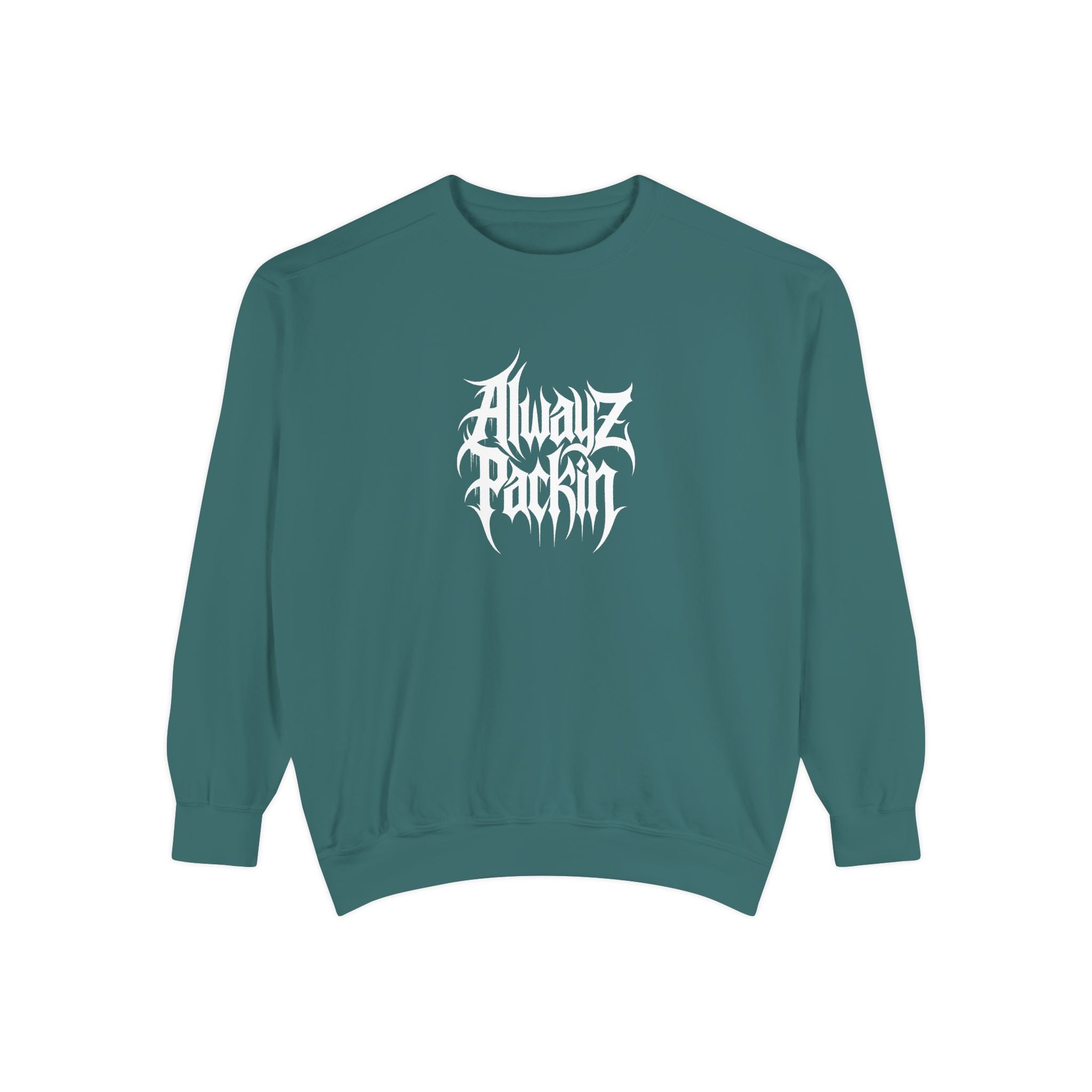 Alwayz Packin Front/ Skull Guns Back Sweatshirt