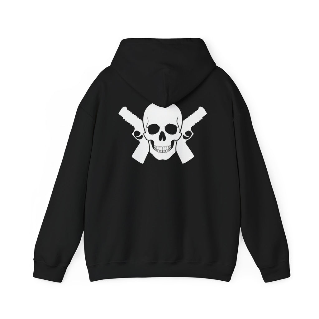 Alwayz packin Front/ Skull and guns back