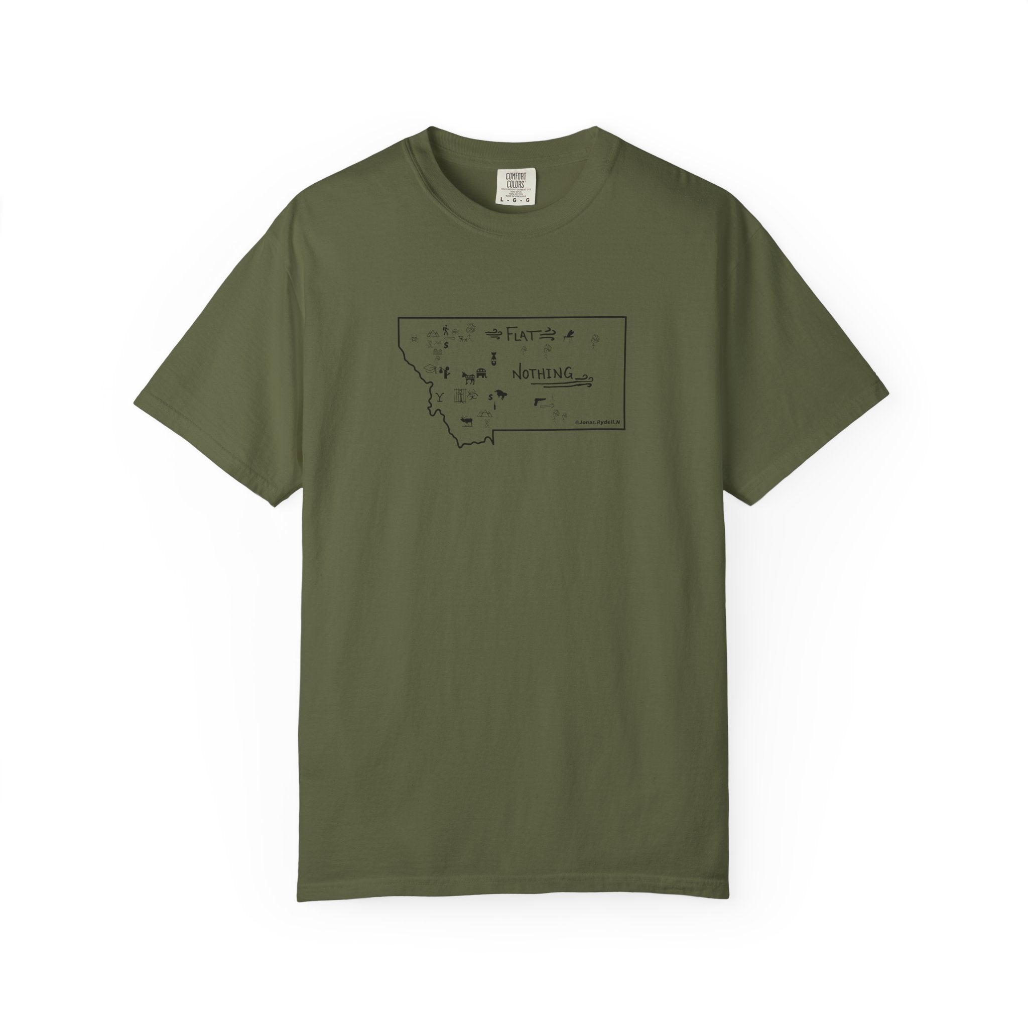 Montana Map in the Front and Alwayz Packin in the Back!  Best Seller