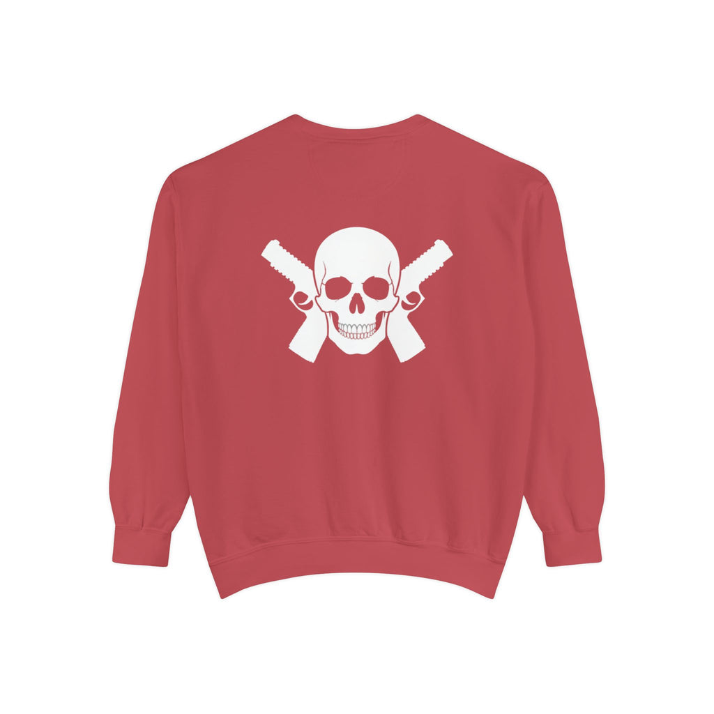 Alwayz Packin Front/ Skull and Guns Back Sweatshirt