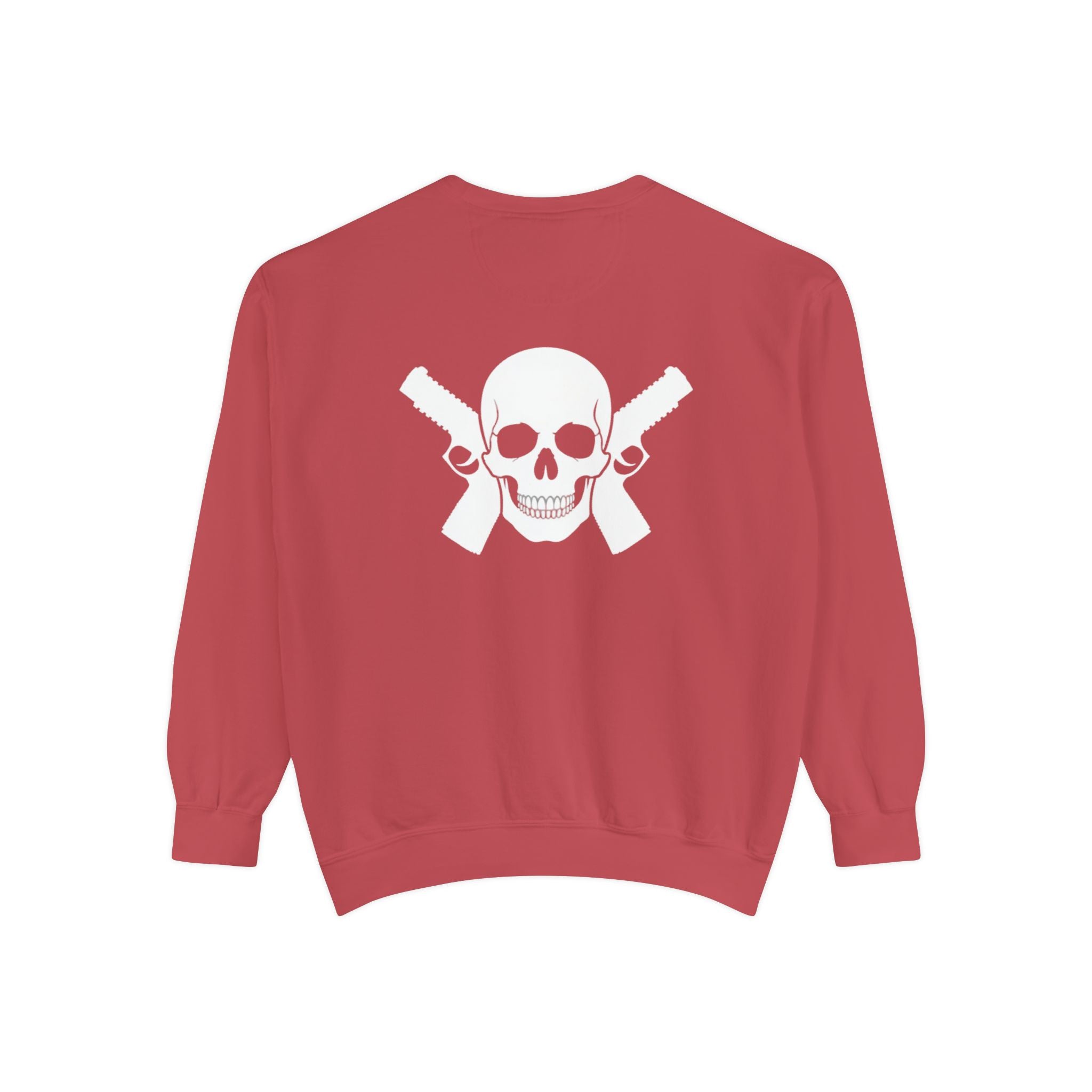 Alwayz Packin Front/ Skull and Guns Back Sweatshirt