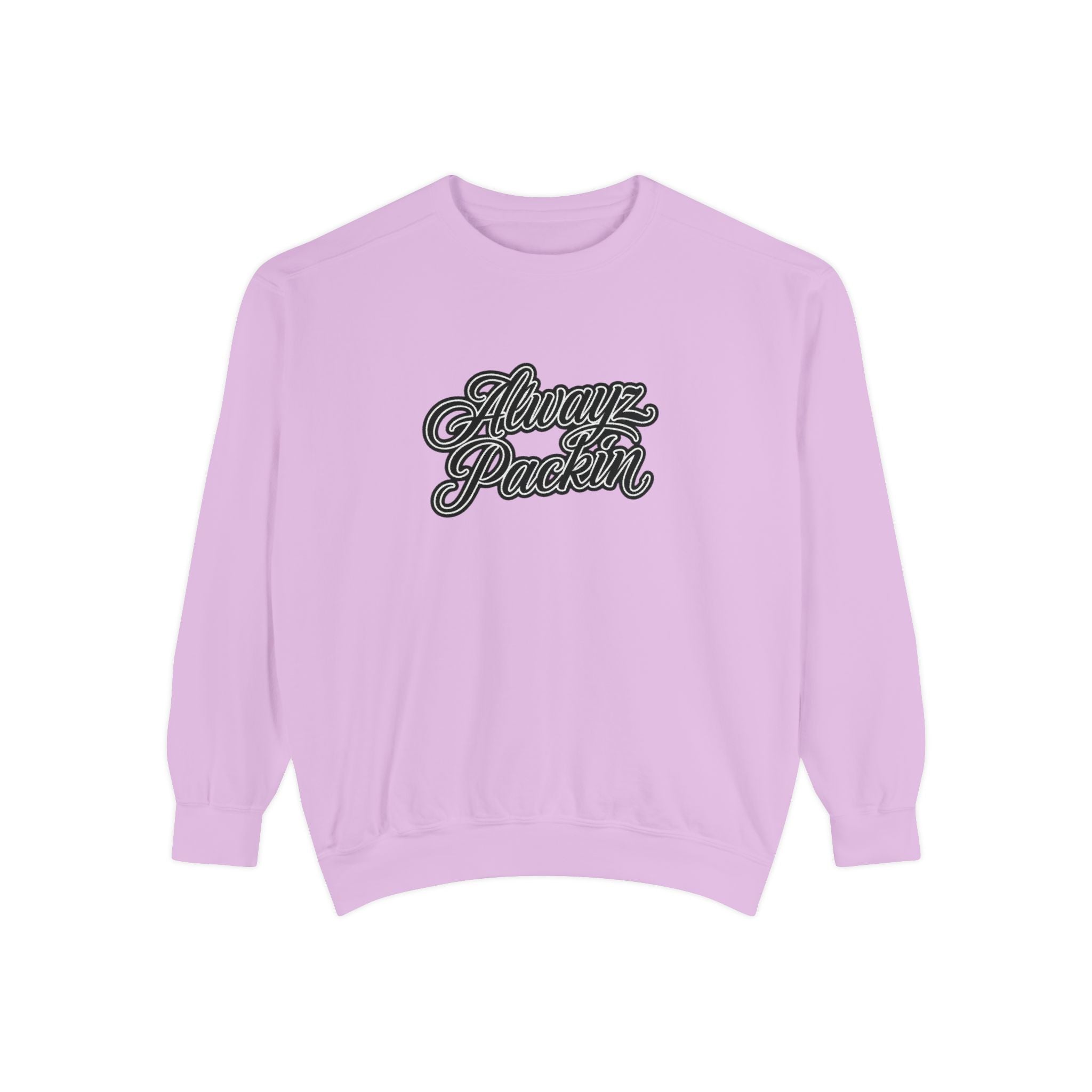 Alwayz Packin Front/ Skull and Guns Back Sweatshirt