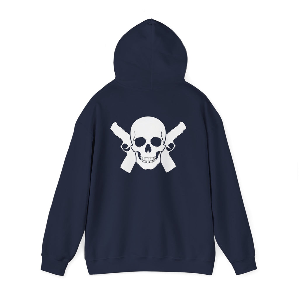 Alwayz packin Front/ Skull and guns back