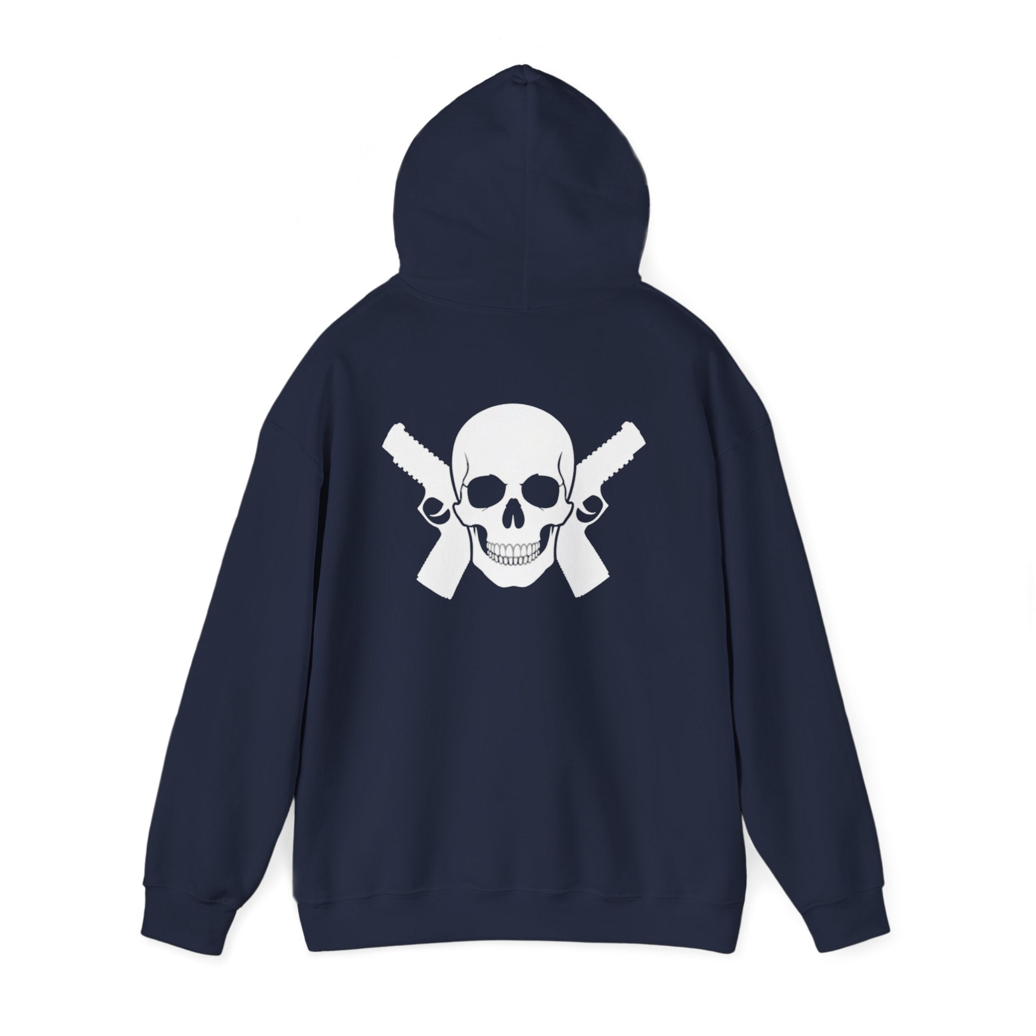 Alwayz packin Front/ Skull and guns back