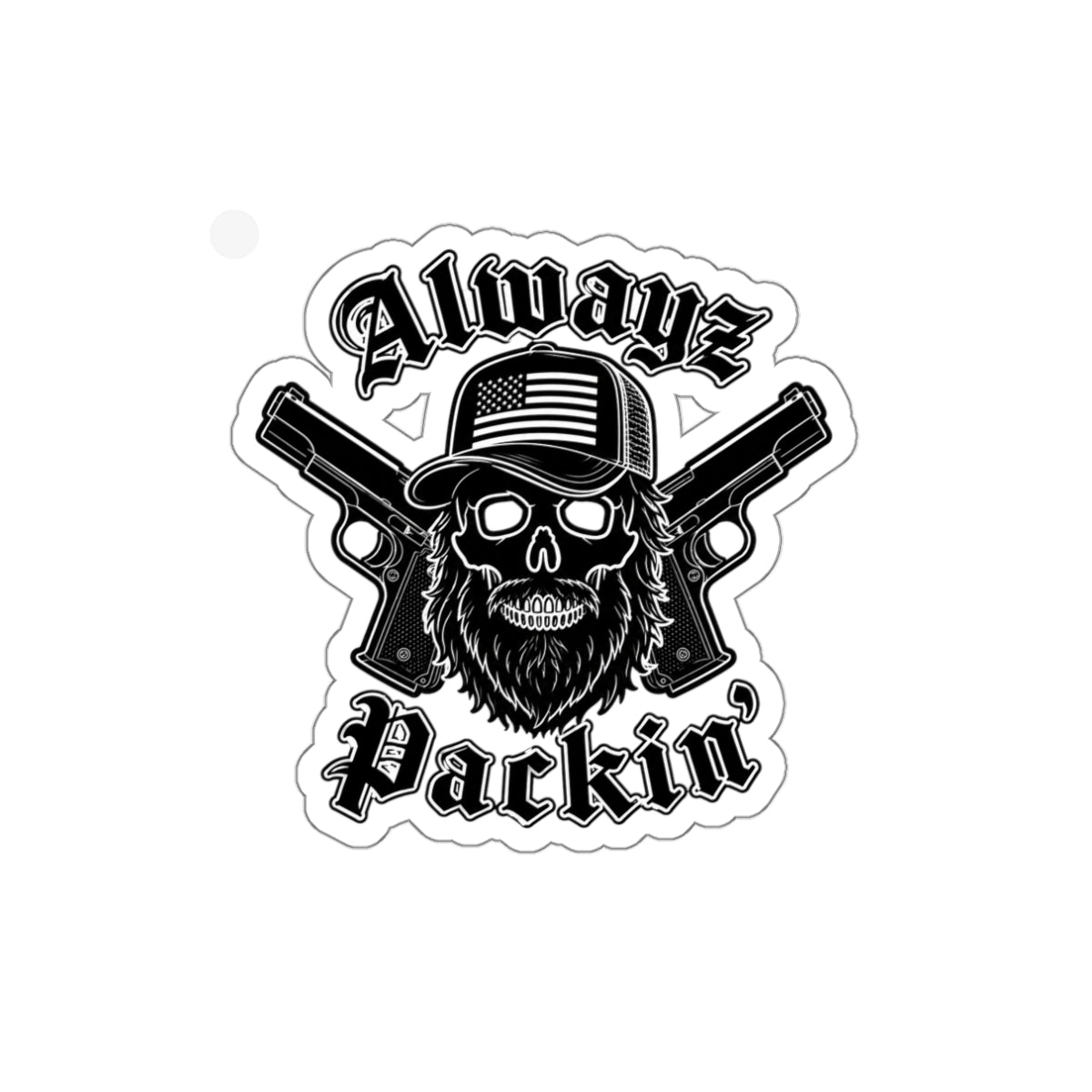 Alwayz Packin Sticker Variant