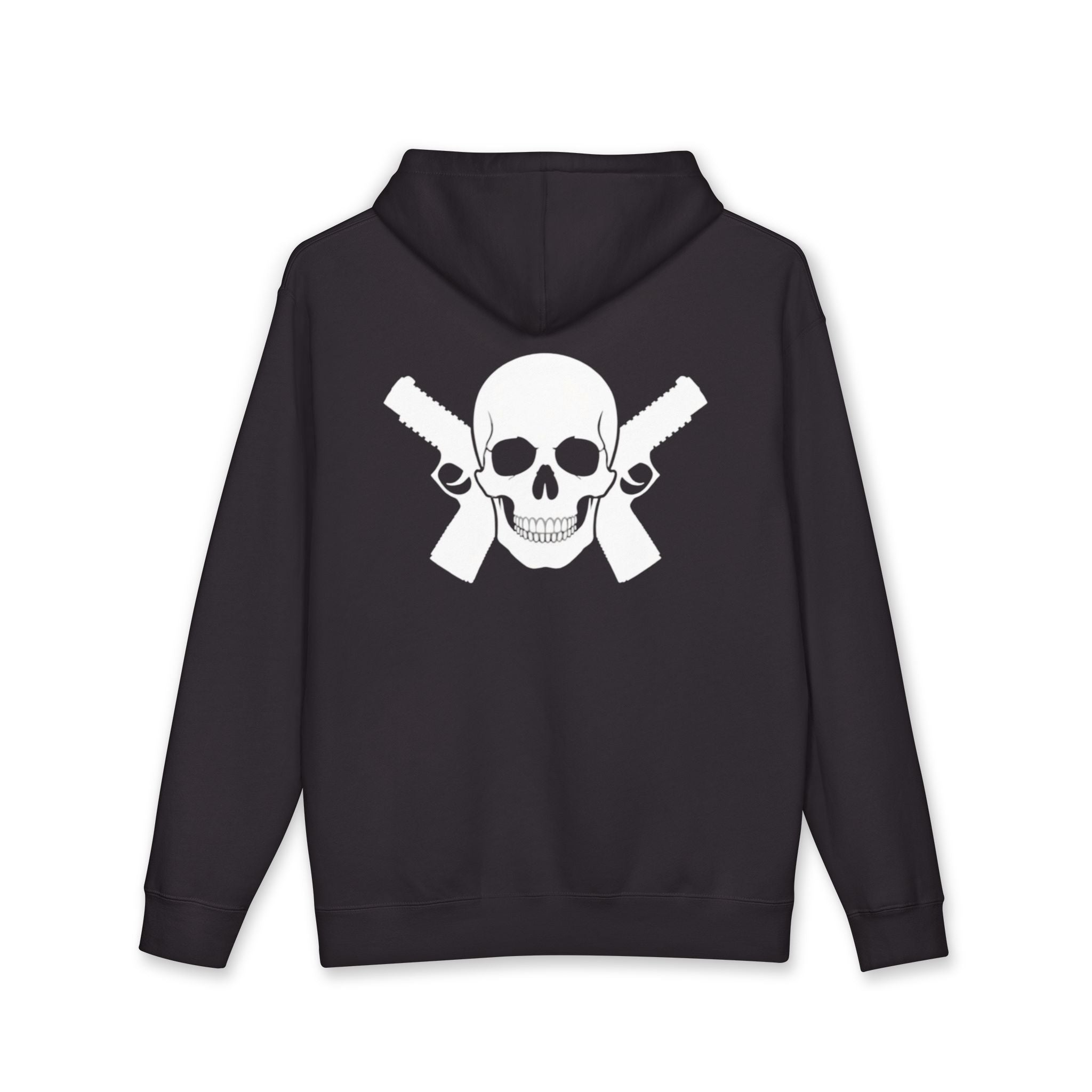 Alwayz Packin Front/ Skull and Guns back