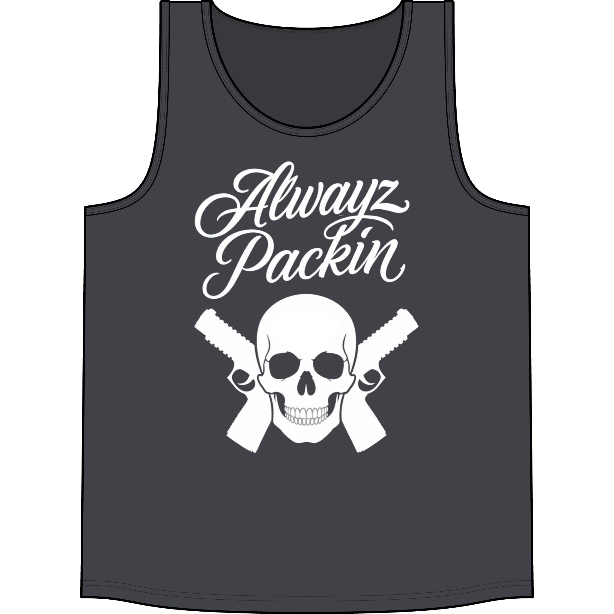 50% Cotton/ 50% Poly Alwayz Packin Tank