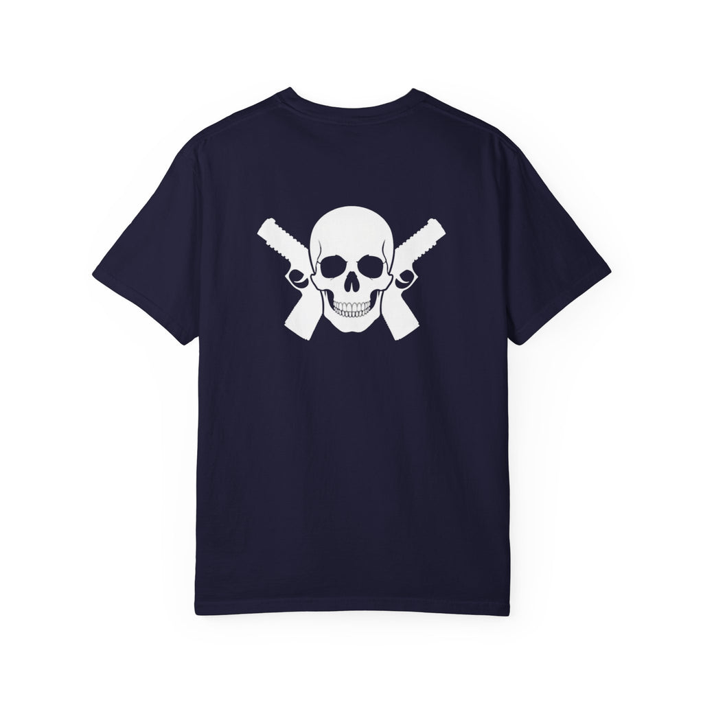 Alwayz Packin Metal Print Front/ Skull and Bones in back