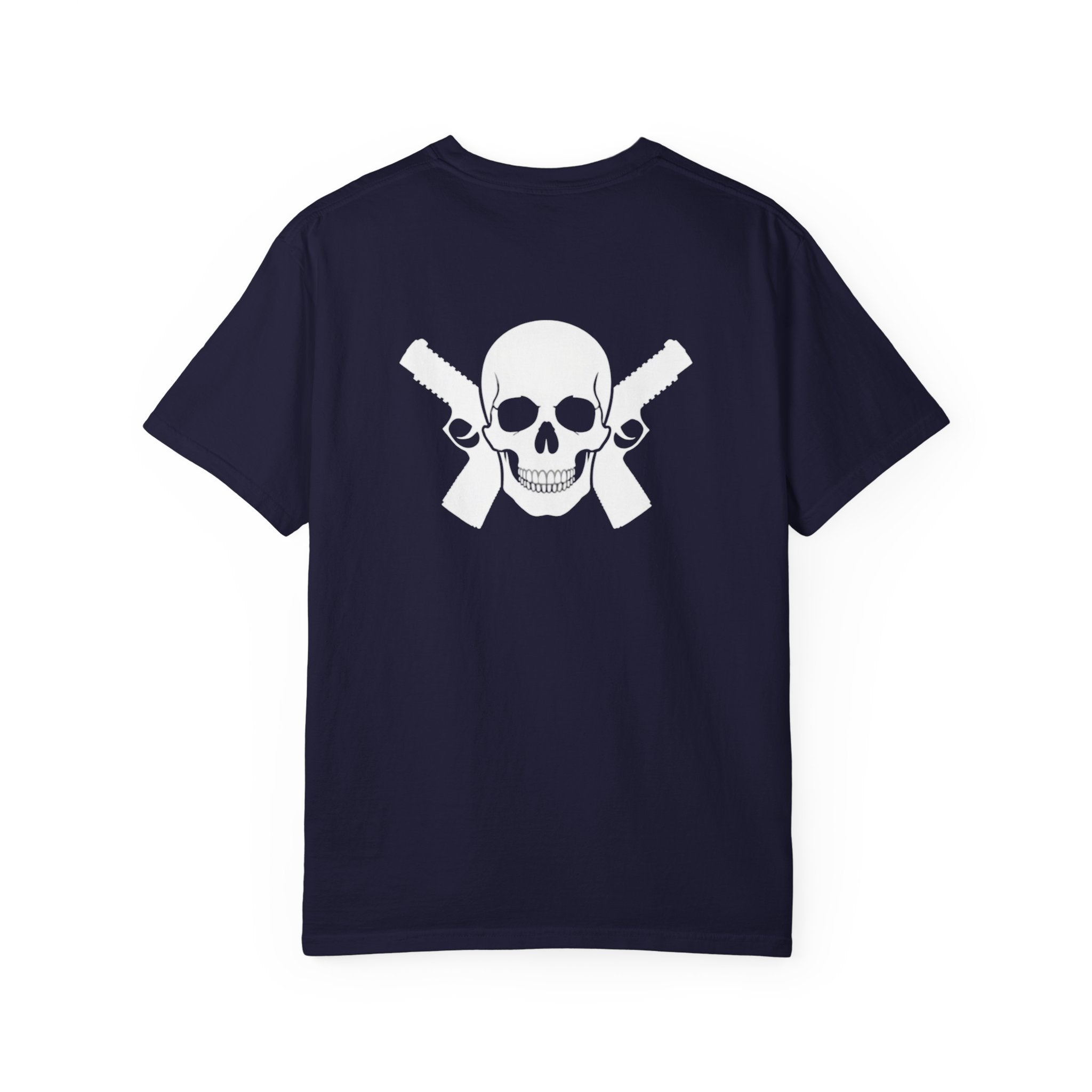 Alwayz Packin Metal Print Front/ Skull and Bones in back