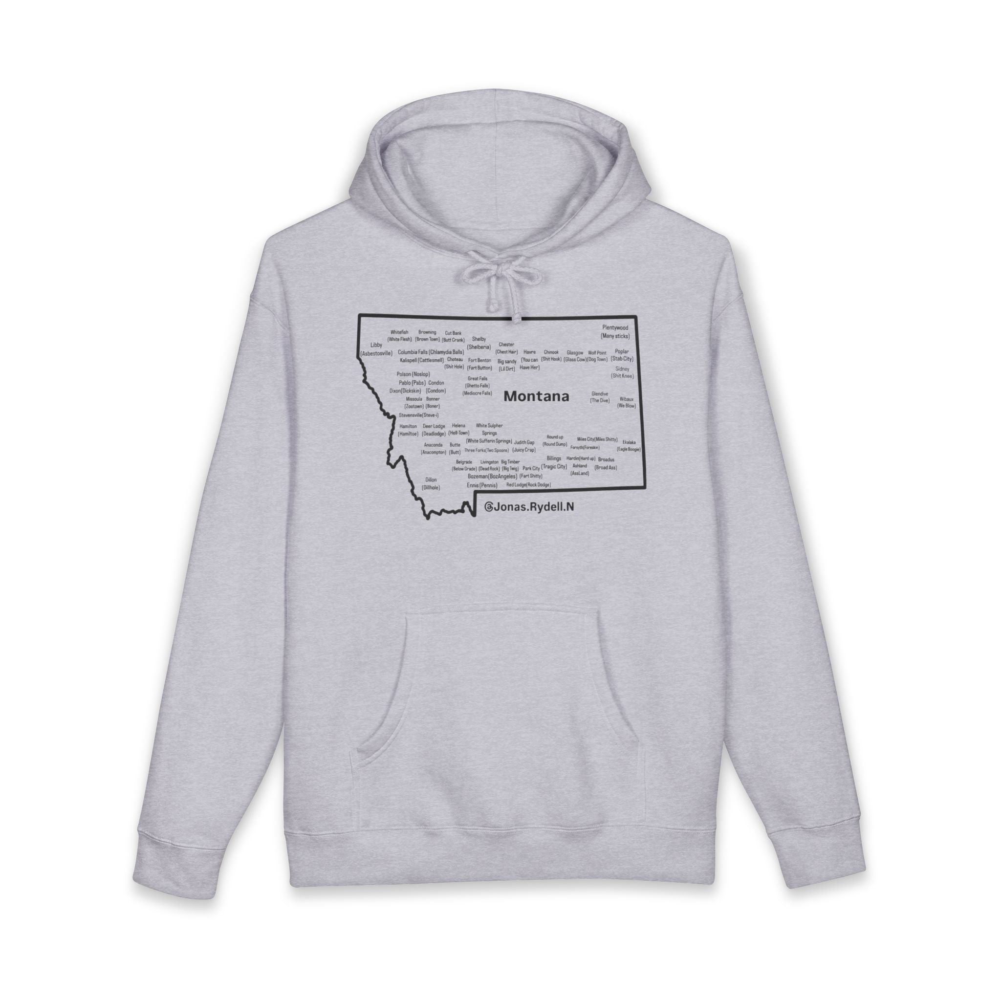 Montana Towns and Nicknames Front only
