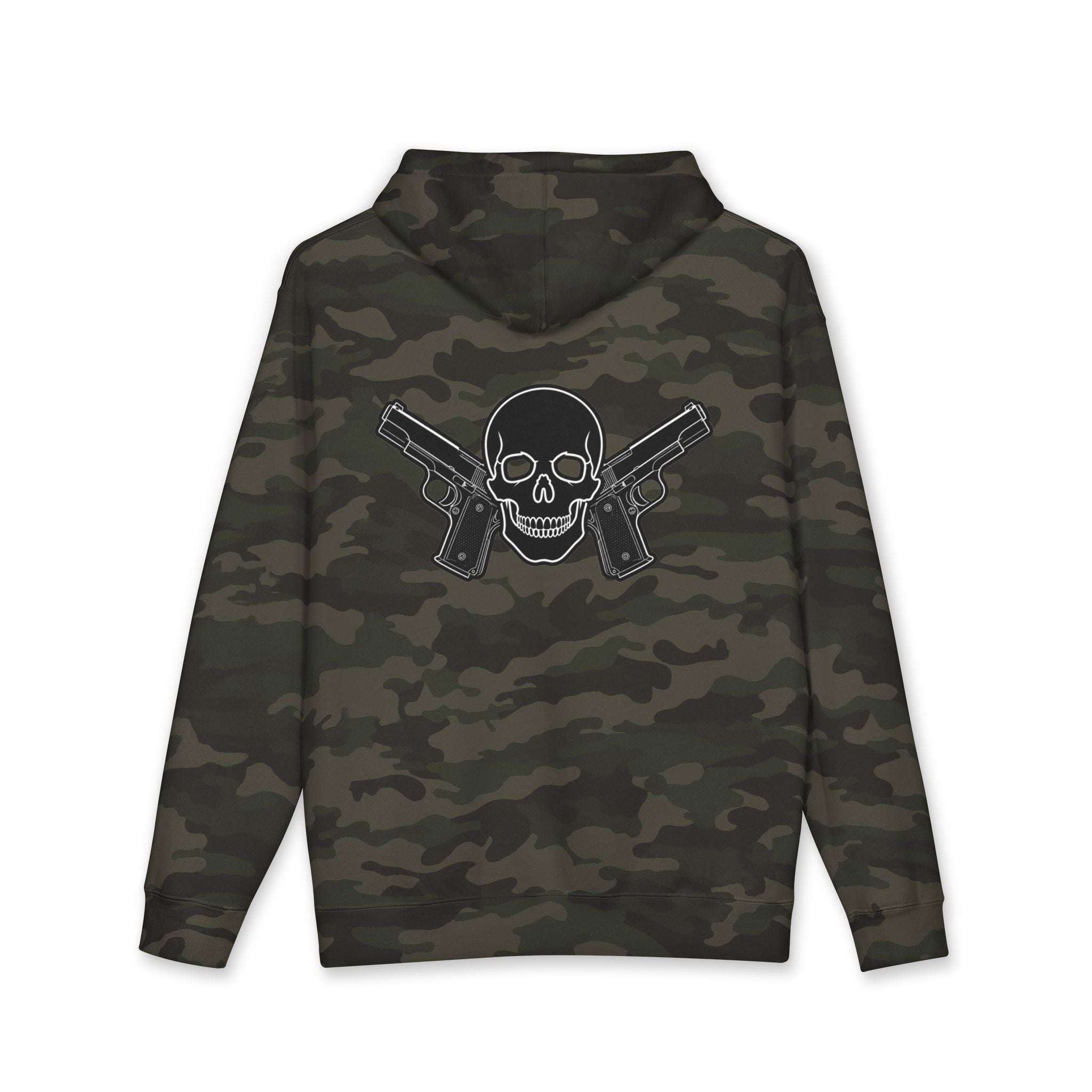 Alwayz Packin Front/ Skull and Guns Back