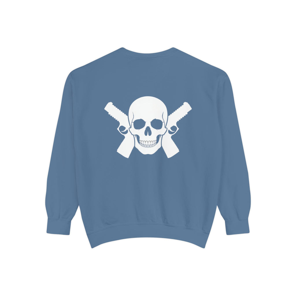 Alwayz Packin Front/ Skull Guns Back Sweatshirt