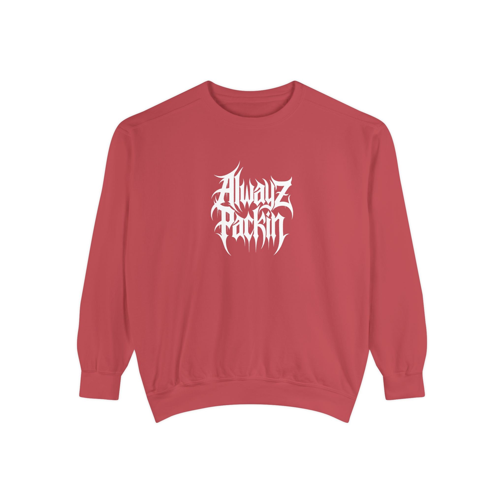 Alwayz Packin Front/ Skull Guns Back Sweatshirt