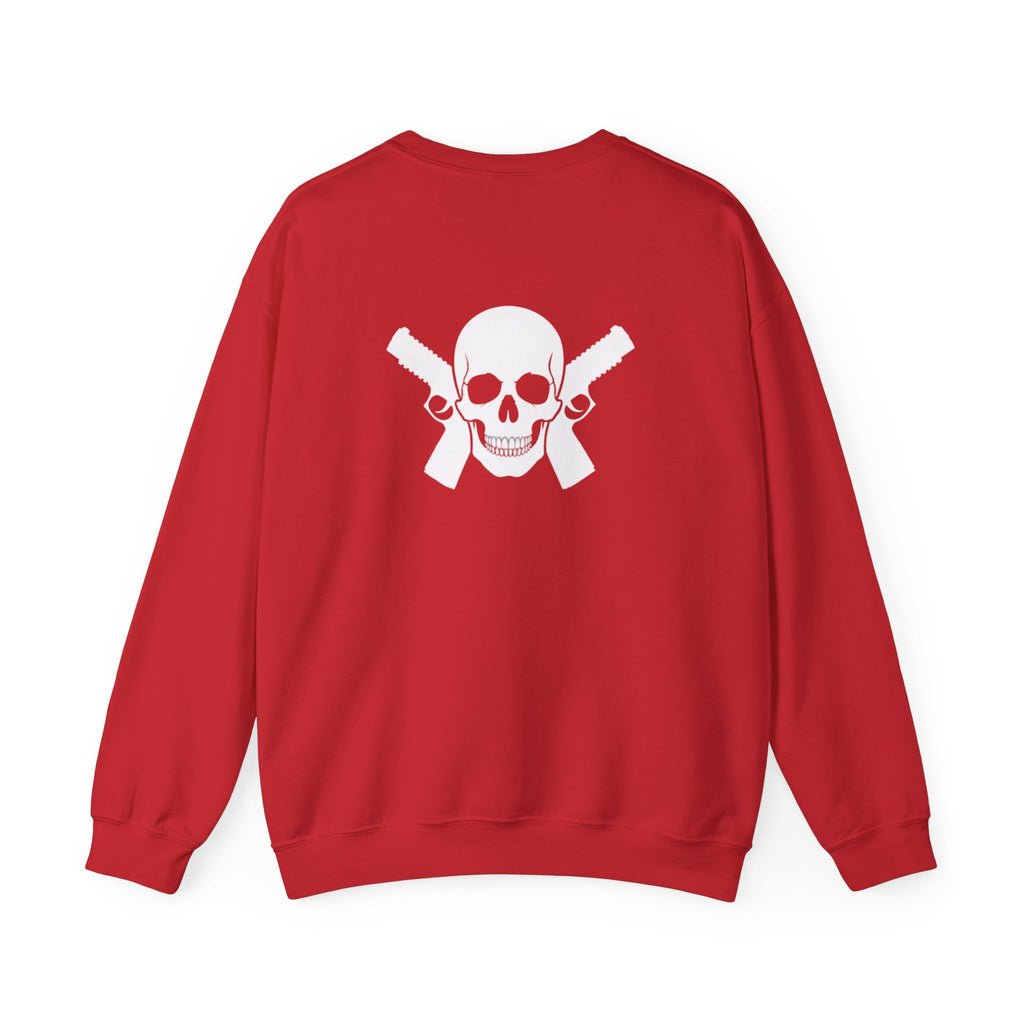 "Alwayz Packin" Front with Skull & Crossed Pistols Back