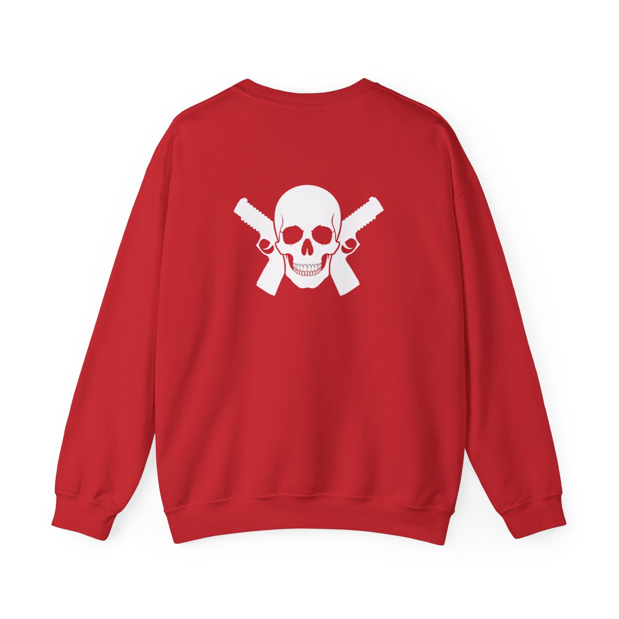 "Alwayz Packin" Front with Skull & Crossed Pistols Back