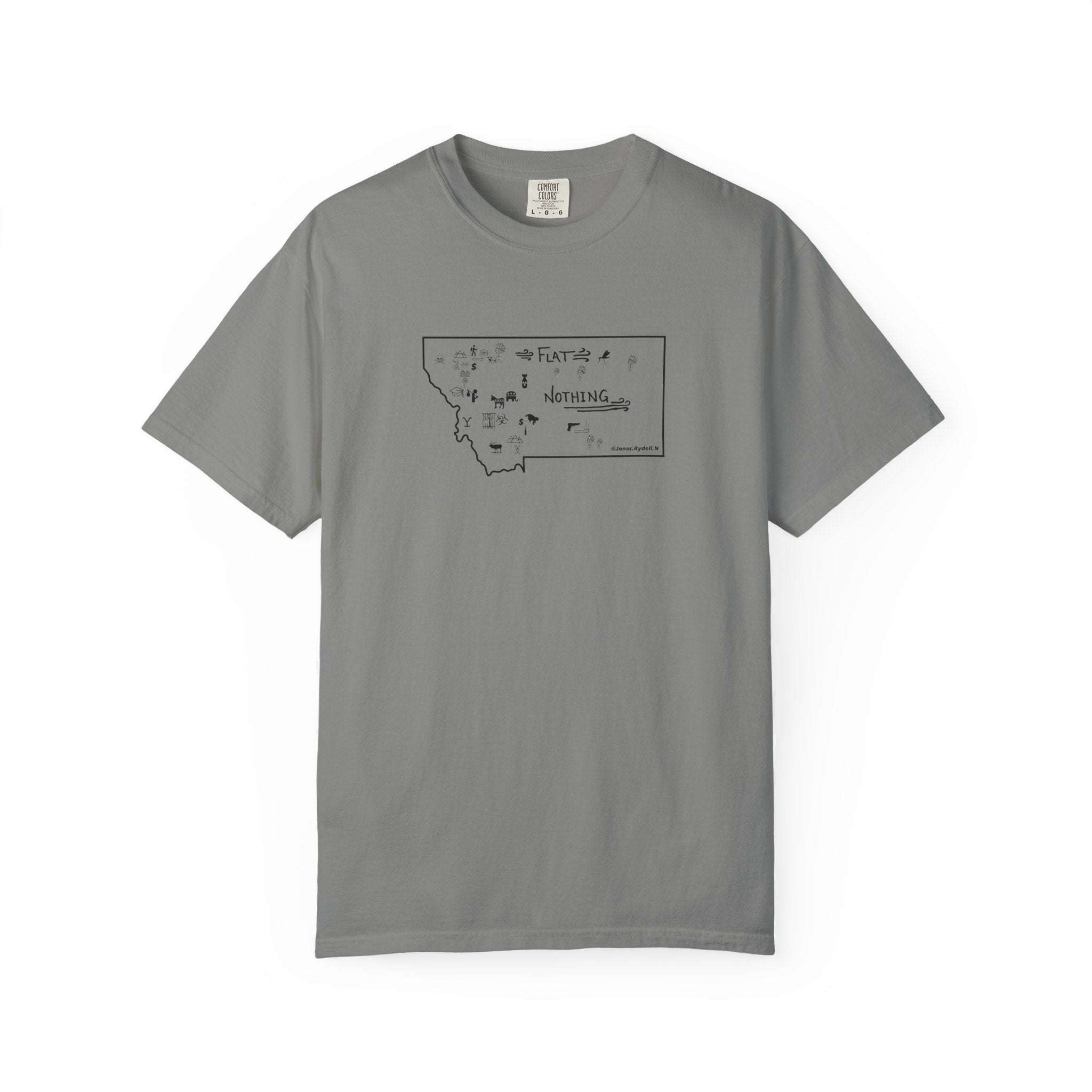 Montana Map in the Front and Alwayz Packin in the Back!  Best Seller
