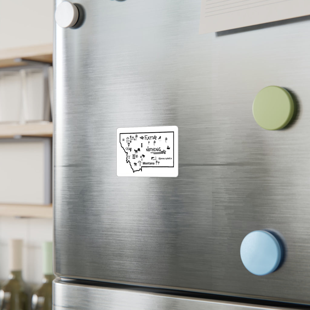 Real Montana Map Sticker Various sizes