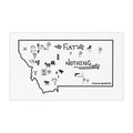 The Real Montana Map Car Magnet