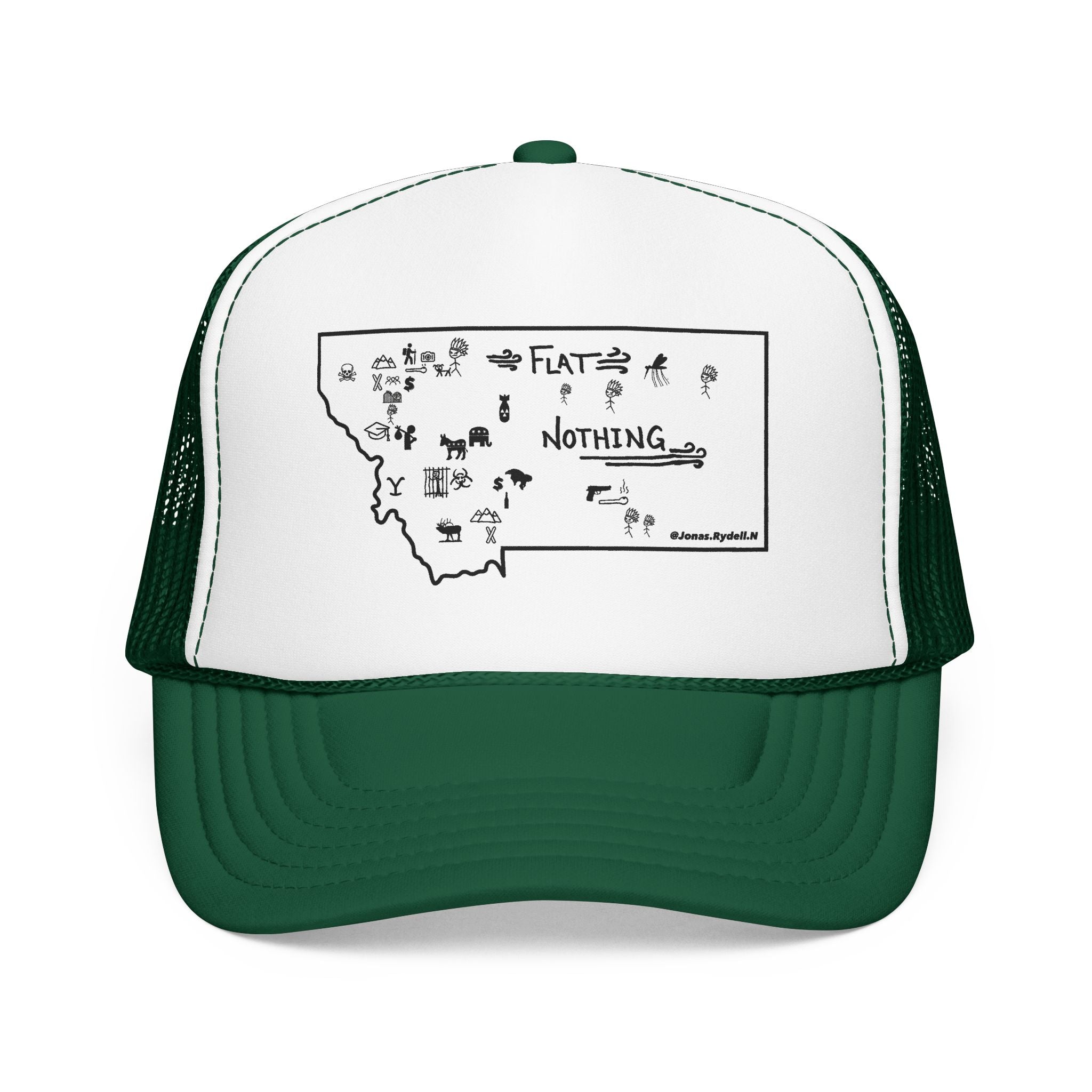 Real Montana Map Trucker Cap