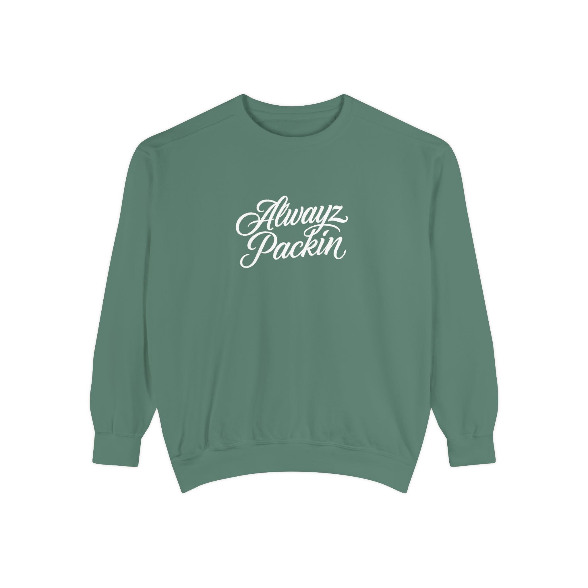 Alwayz Packin Front/ Skull and Guns Back Sweatshirt