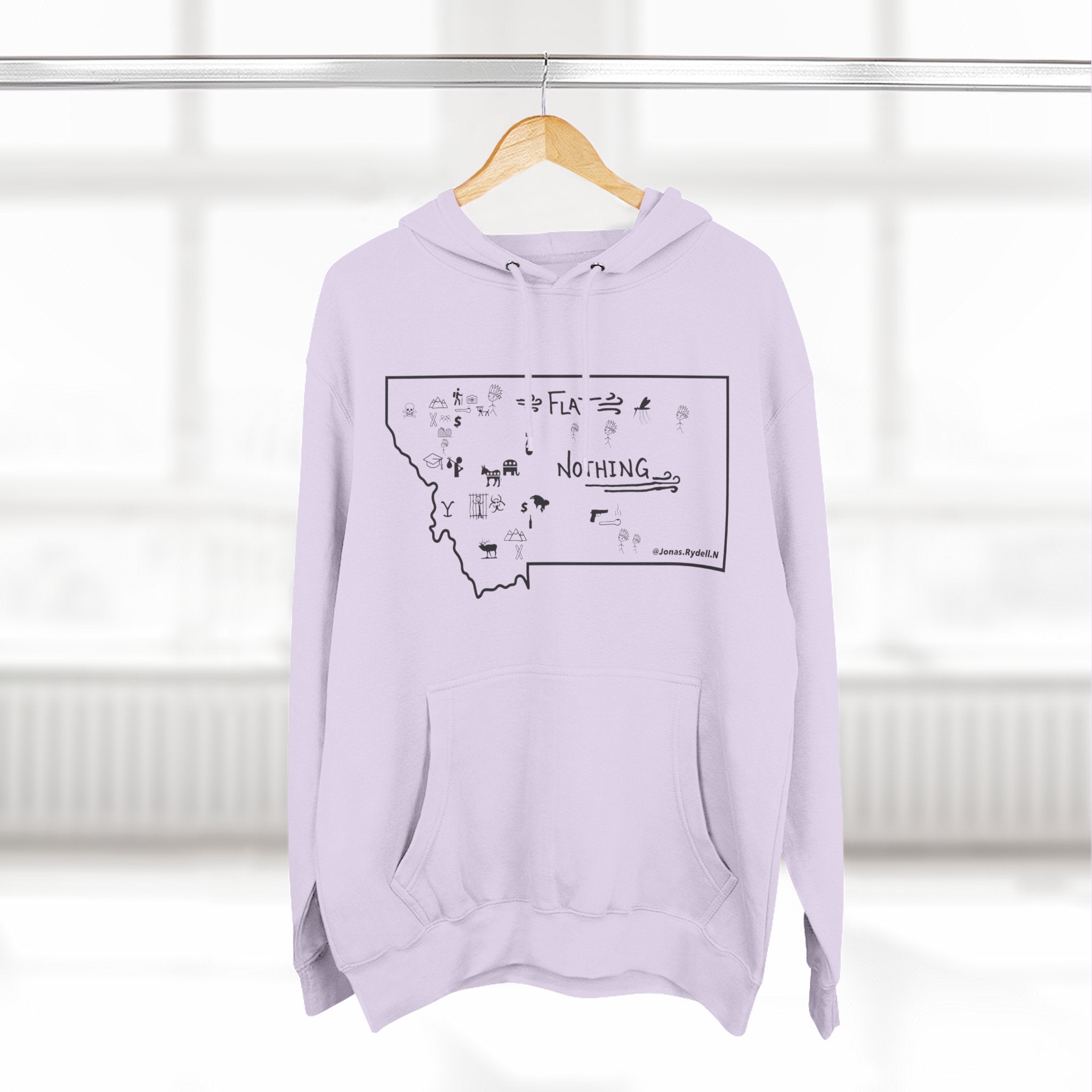 The Real Montana Map Pullover