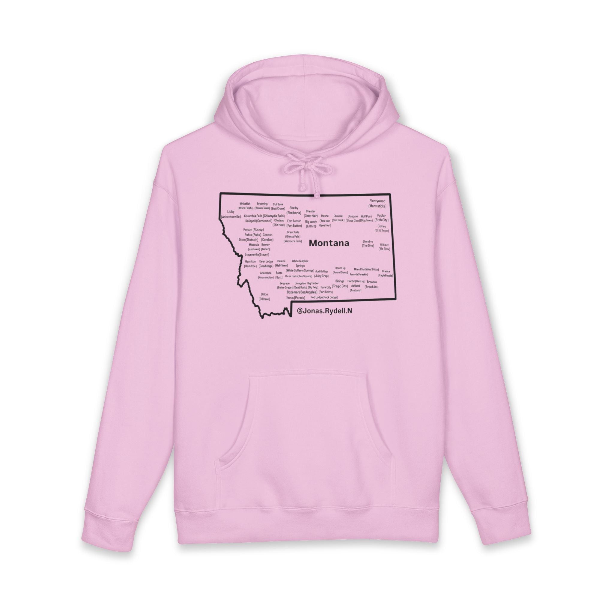 Montana Towns and Nicknames Front only