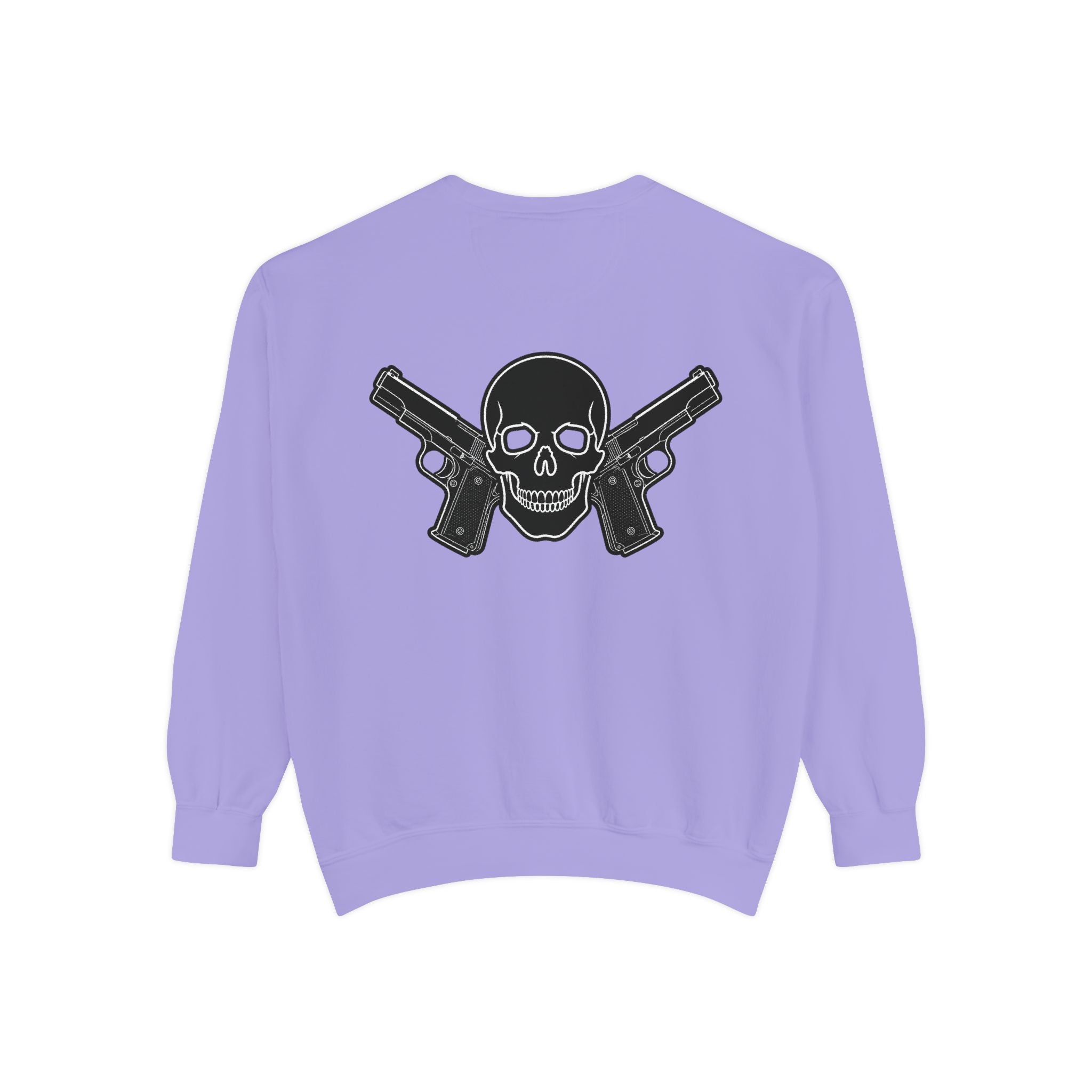 Alwayz Packin Front/ Skull and Guns Back Sweatshirt