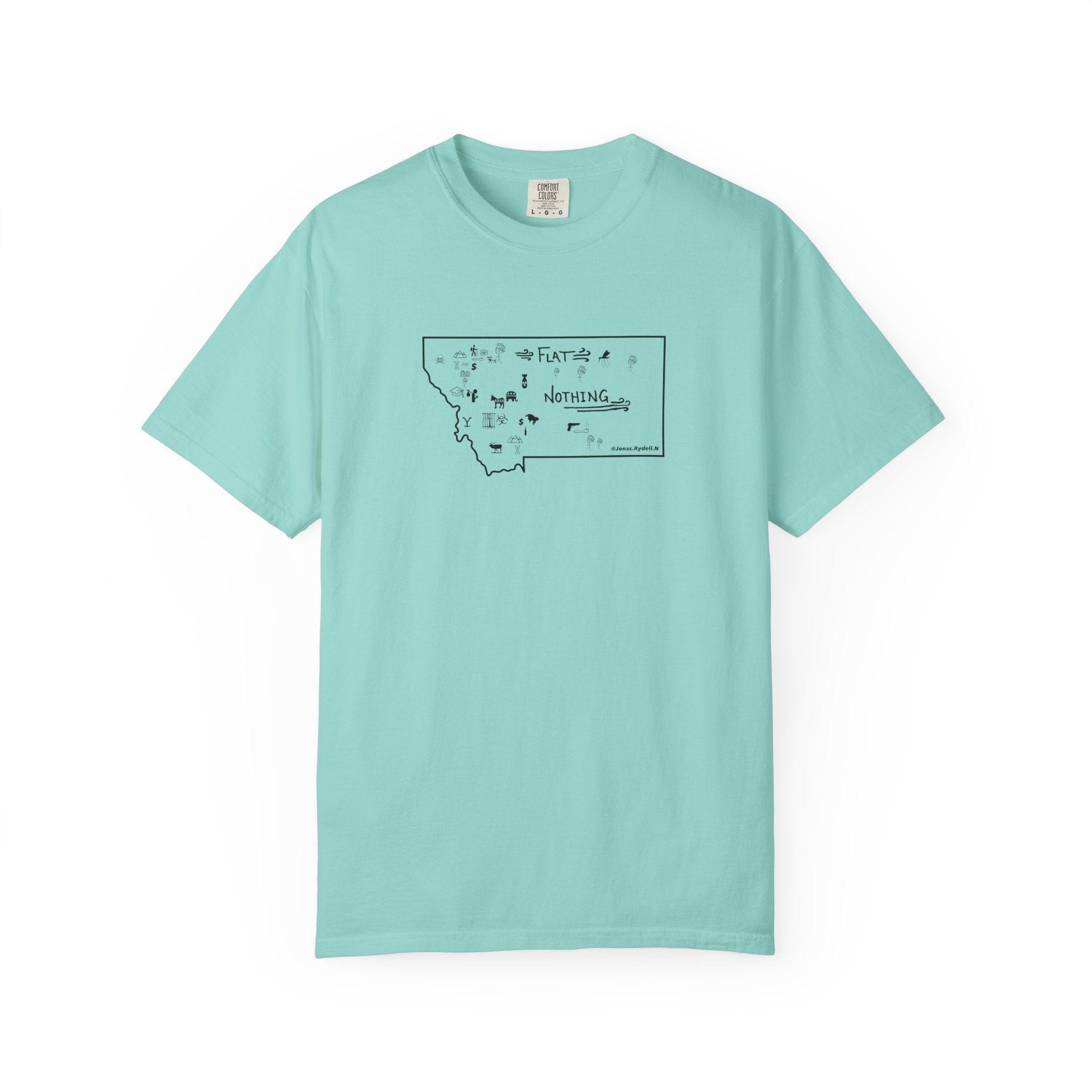 Montana Map in the Front and Alwayz Packin in the Back!  Best Seller