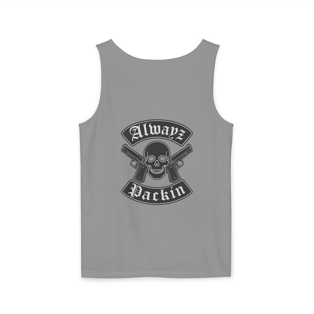 Alwayz Packin Front/ Skull Rocker Back