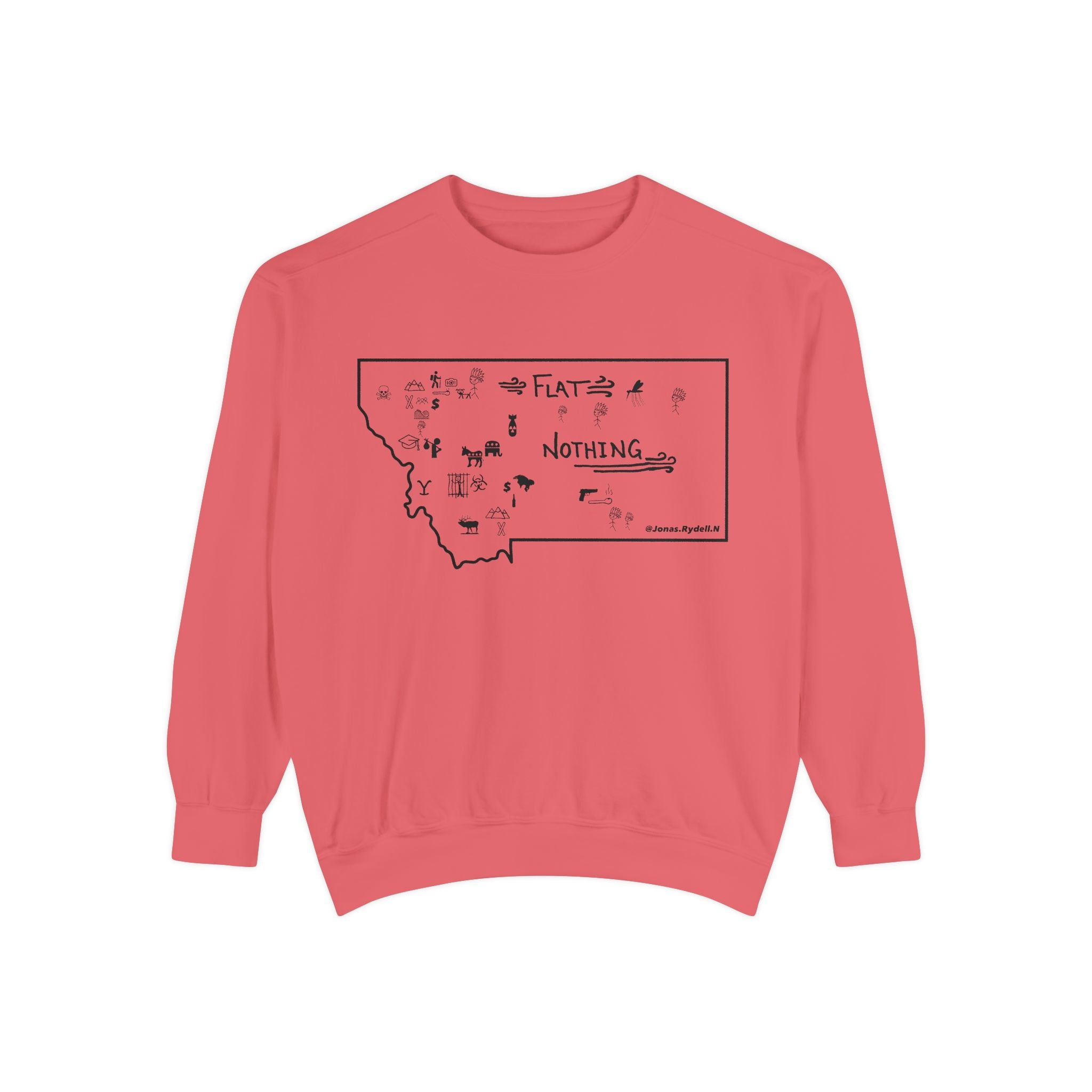 Original Montana Map Sweatshirt