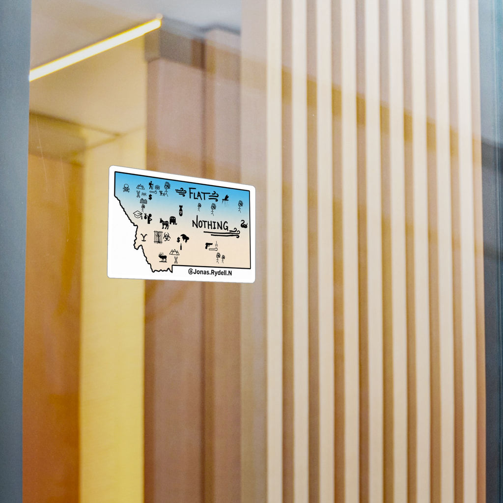 Original Montana Map Sticker