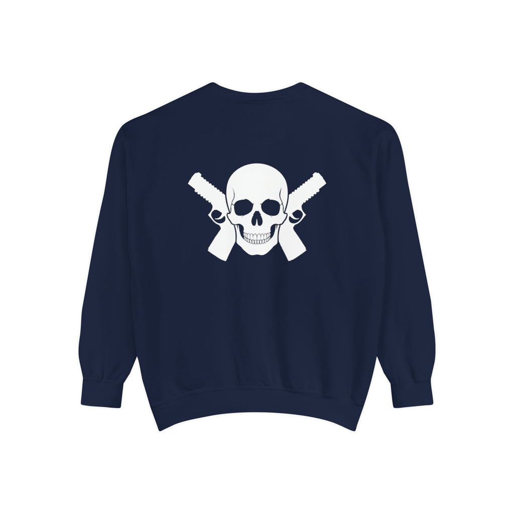 Alwayz Packin Front/ Skull and Guns Back Sweatshirt