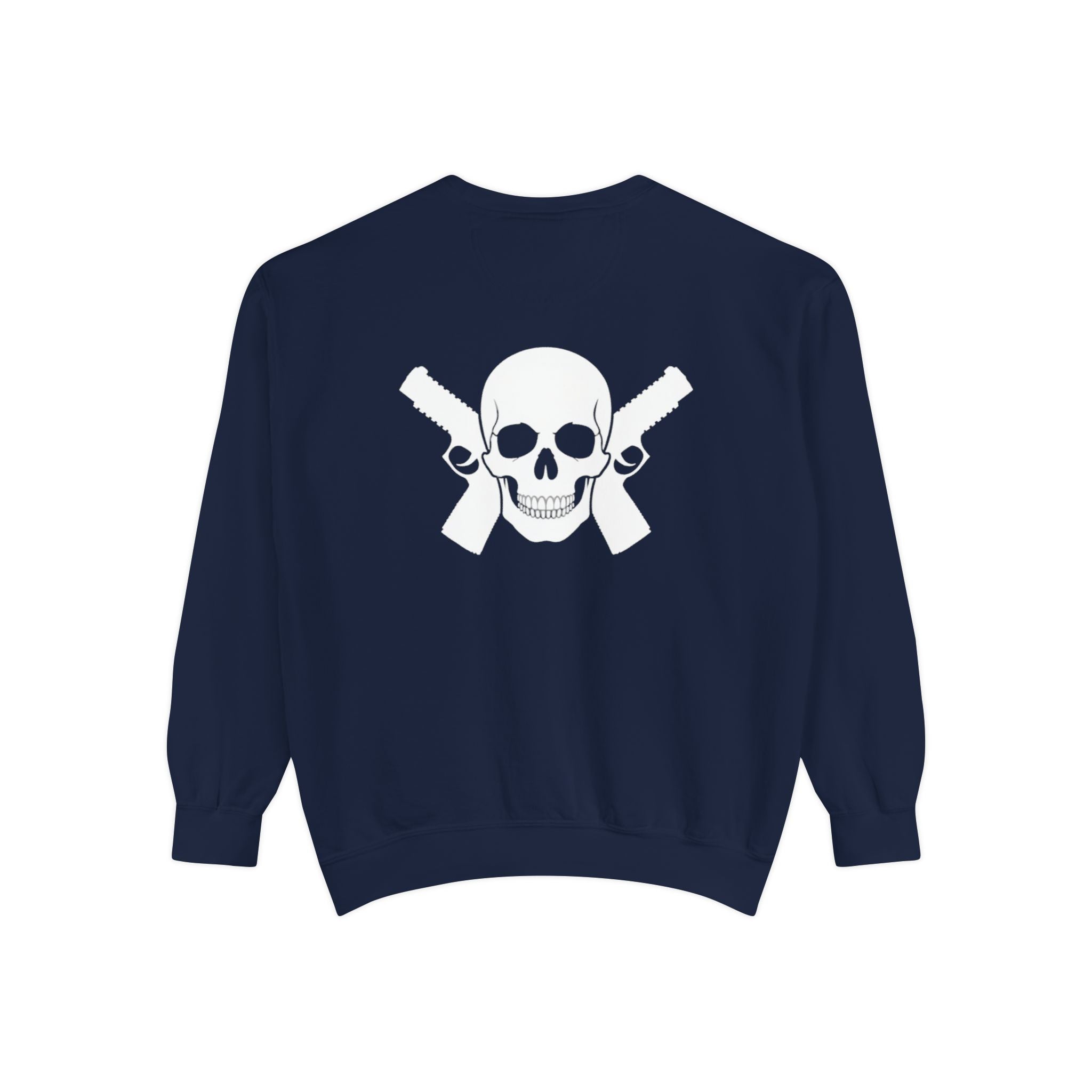 Alwayz Packin Front/ Skull and Guns Back Sweatshirt