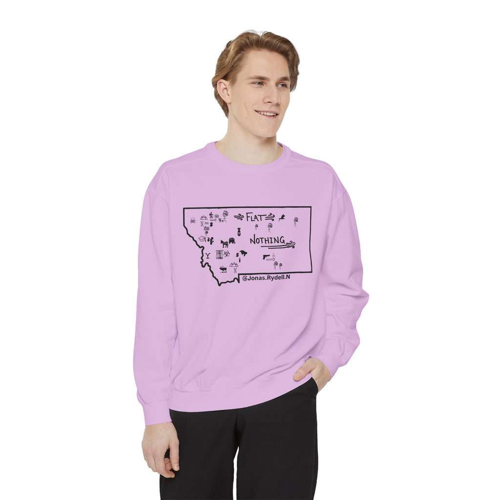 Original Montana Map Sweatshirt