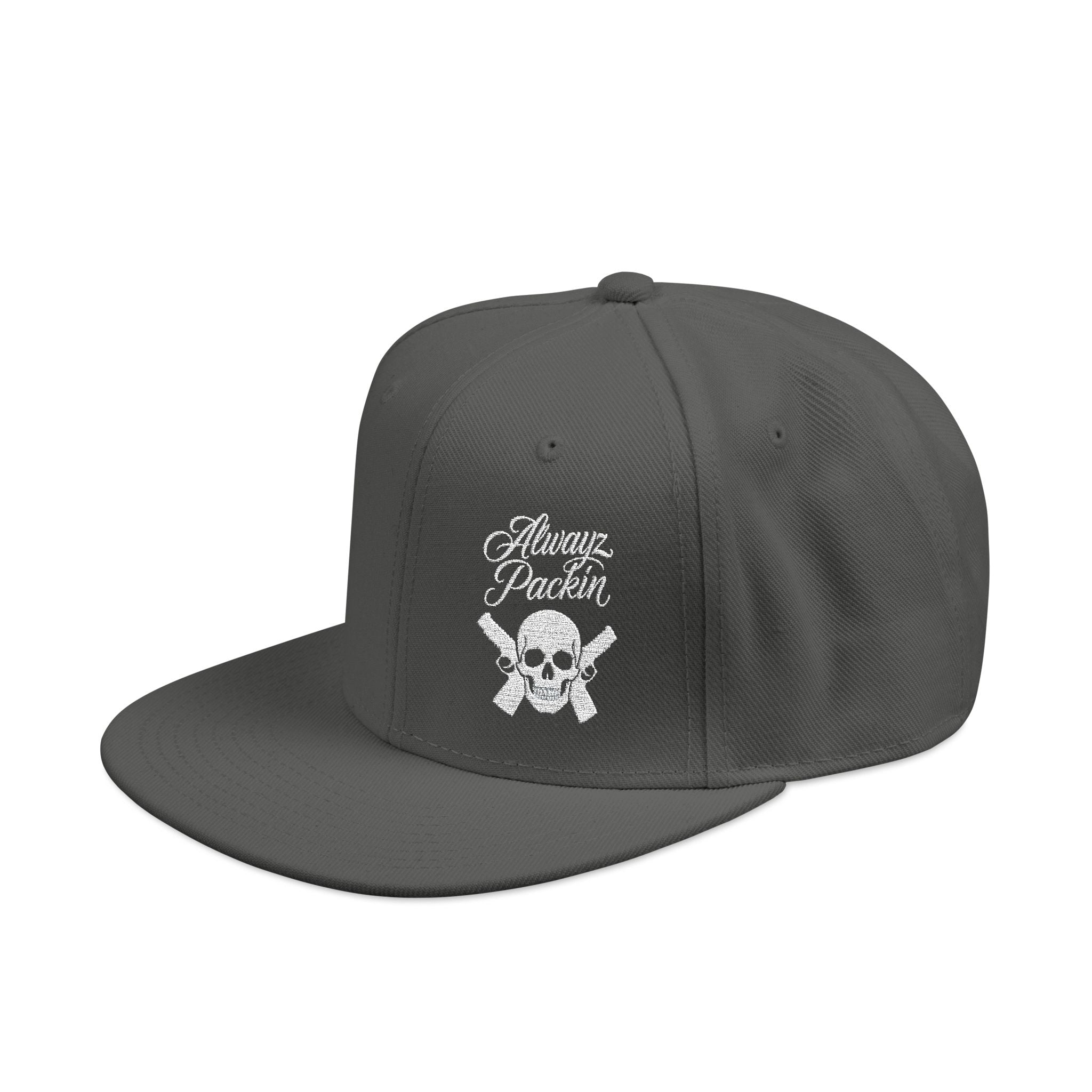 Embroidered Alwayz Packin Flat Bill