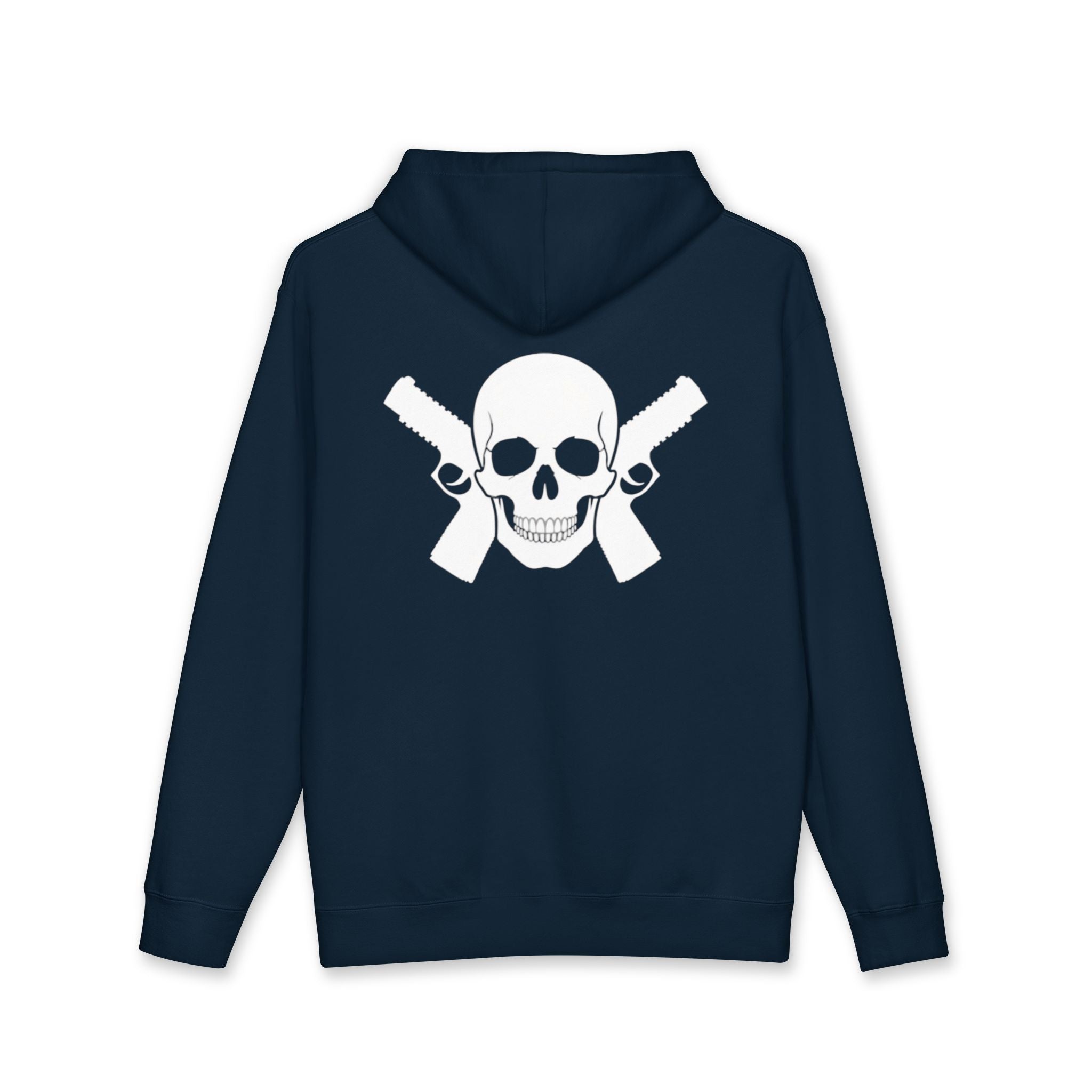 Alwayz Packin Front/ Skull and Guns back