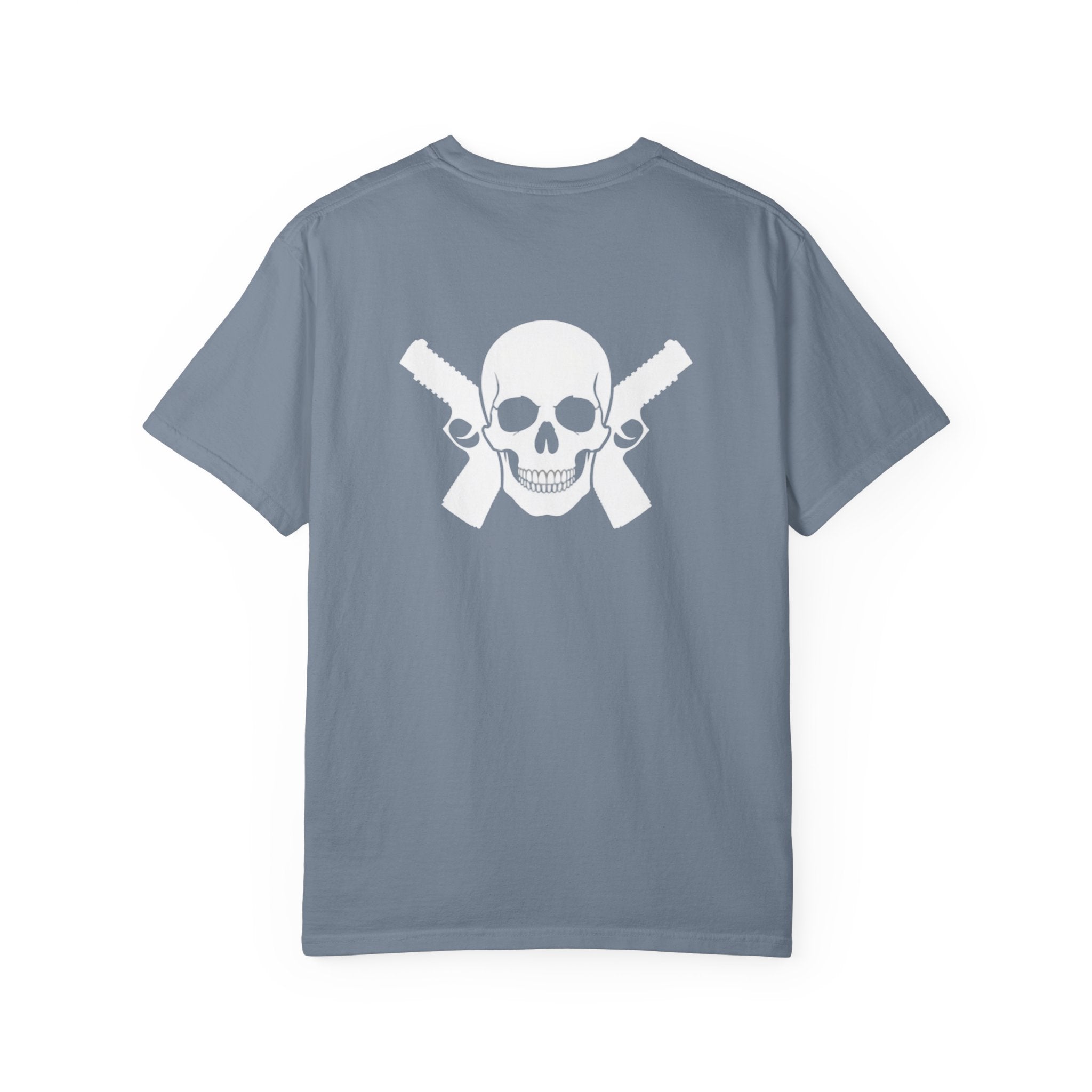 Alwayz Packin Metal Print Front/ Skull and Bones in back