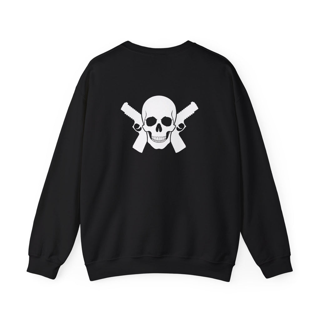 "Alwayz Packin" Front with Skull & Crossed Pistols Back