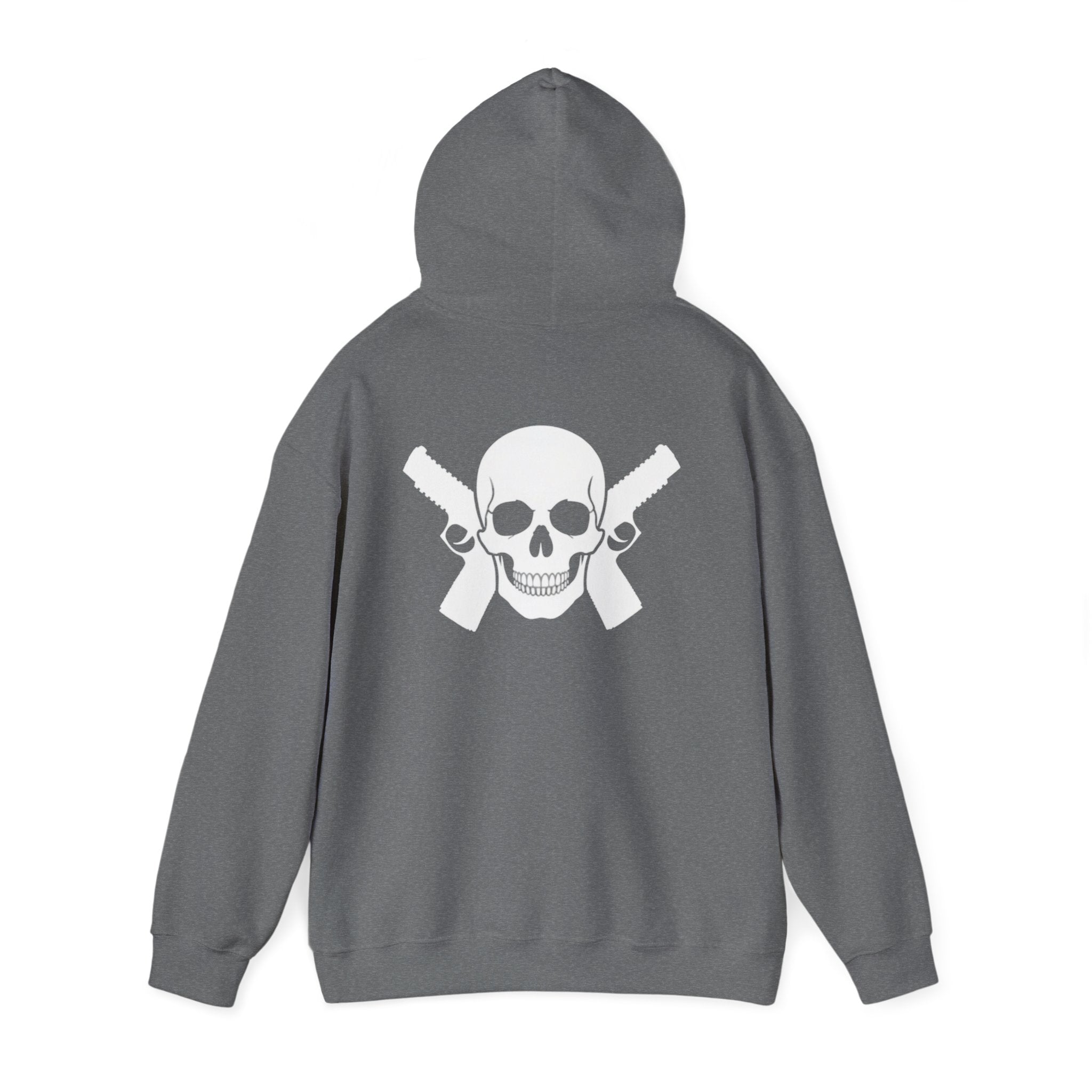 Alwayz packin Front/ Skull and guns back