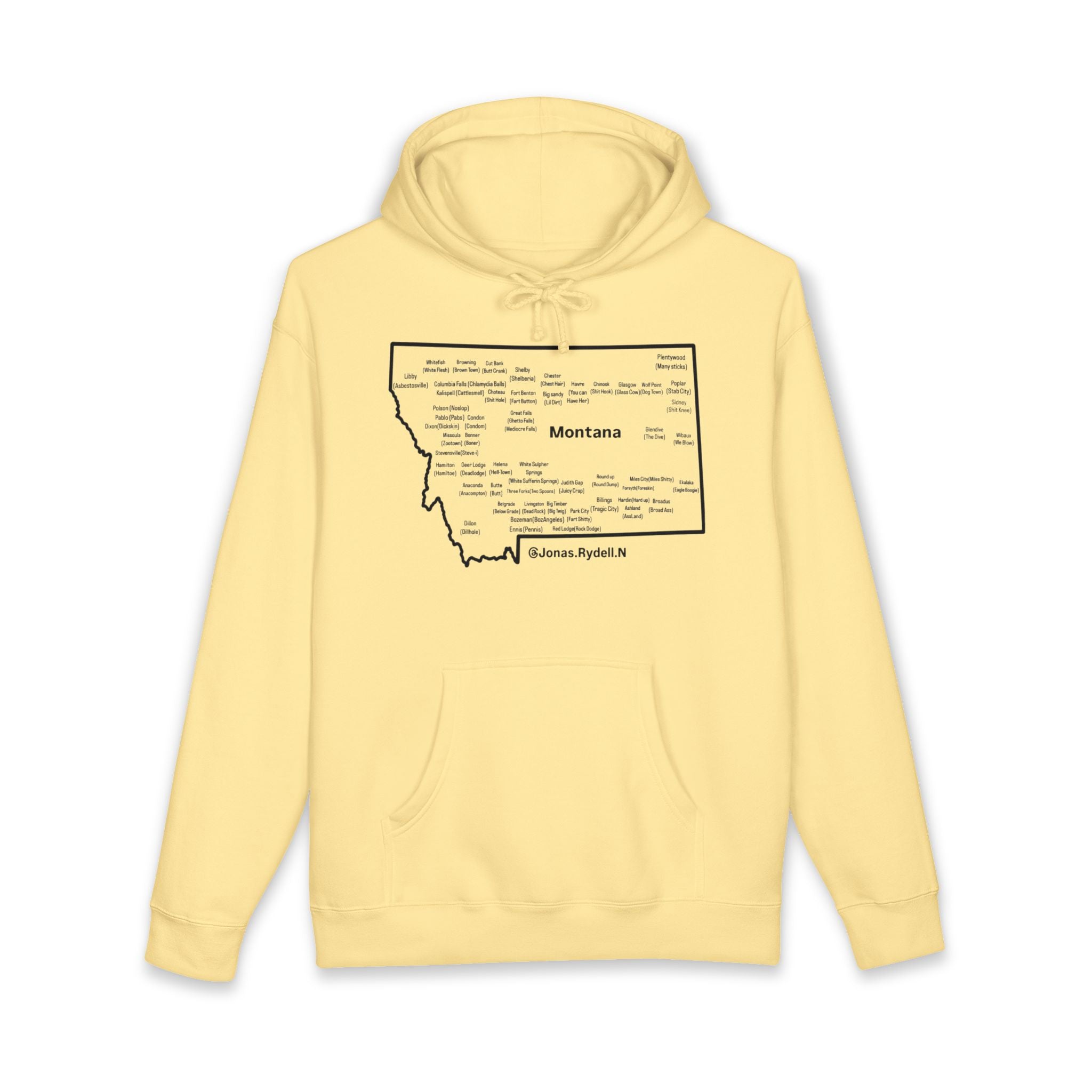 Montana Towns and Nicknames Front only