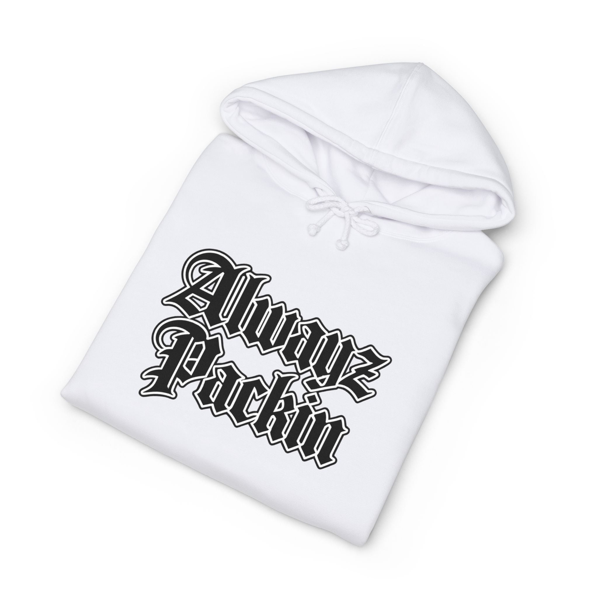 Alwayz Packin Front/ Skull and Guns Back with Rocker