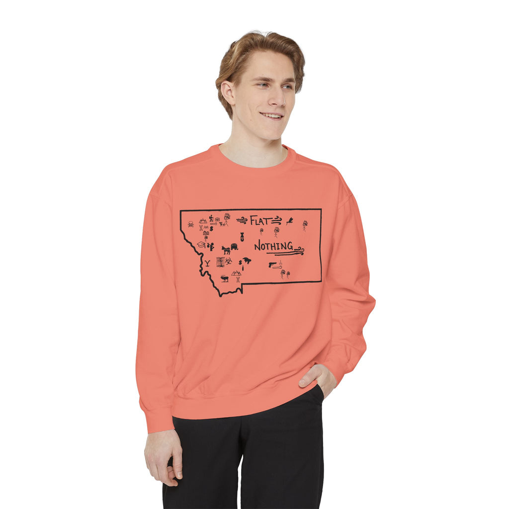 Original Montana Map Sweatshirt