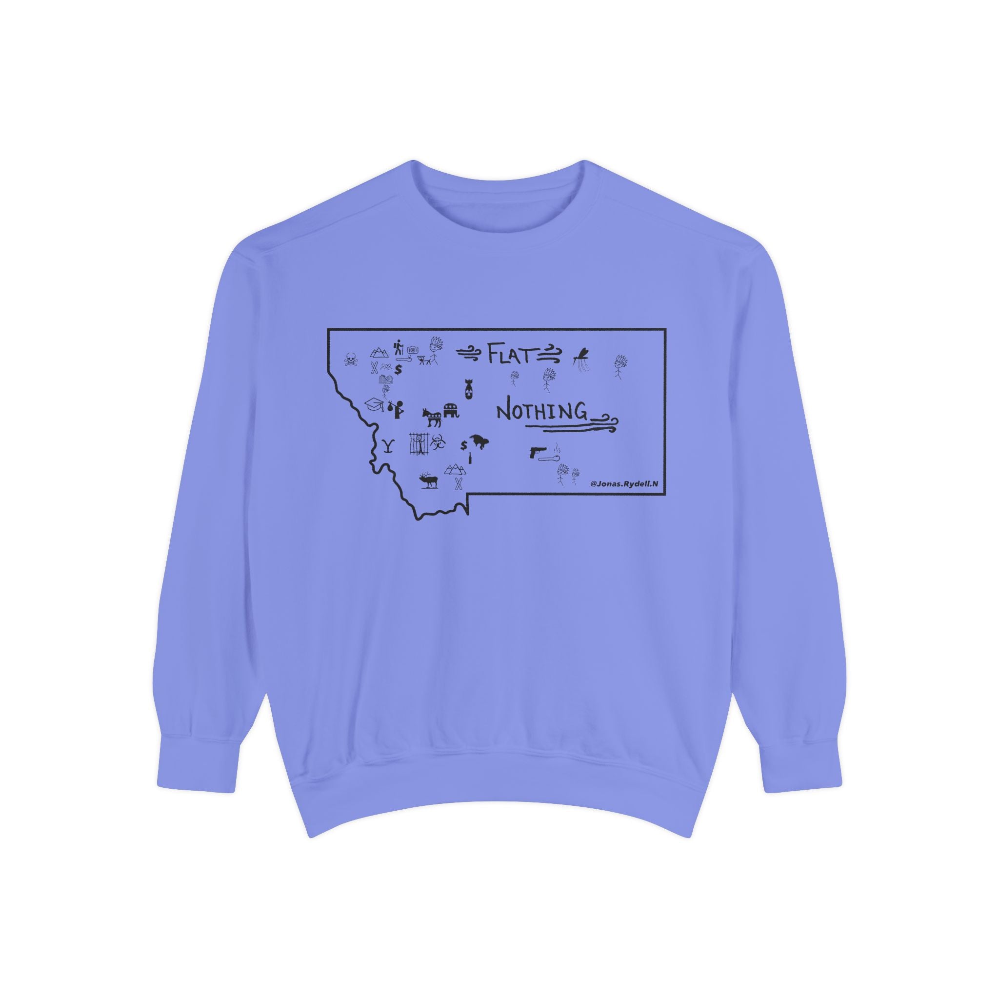 Original Montana Map Sweatshirt