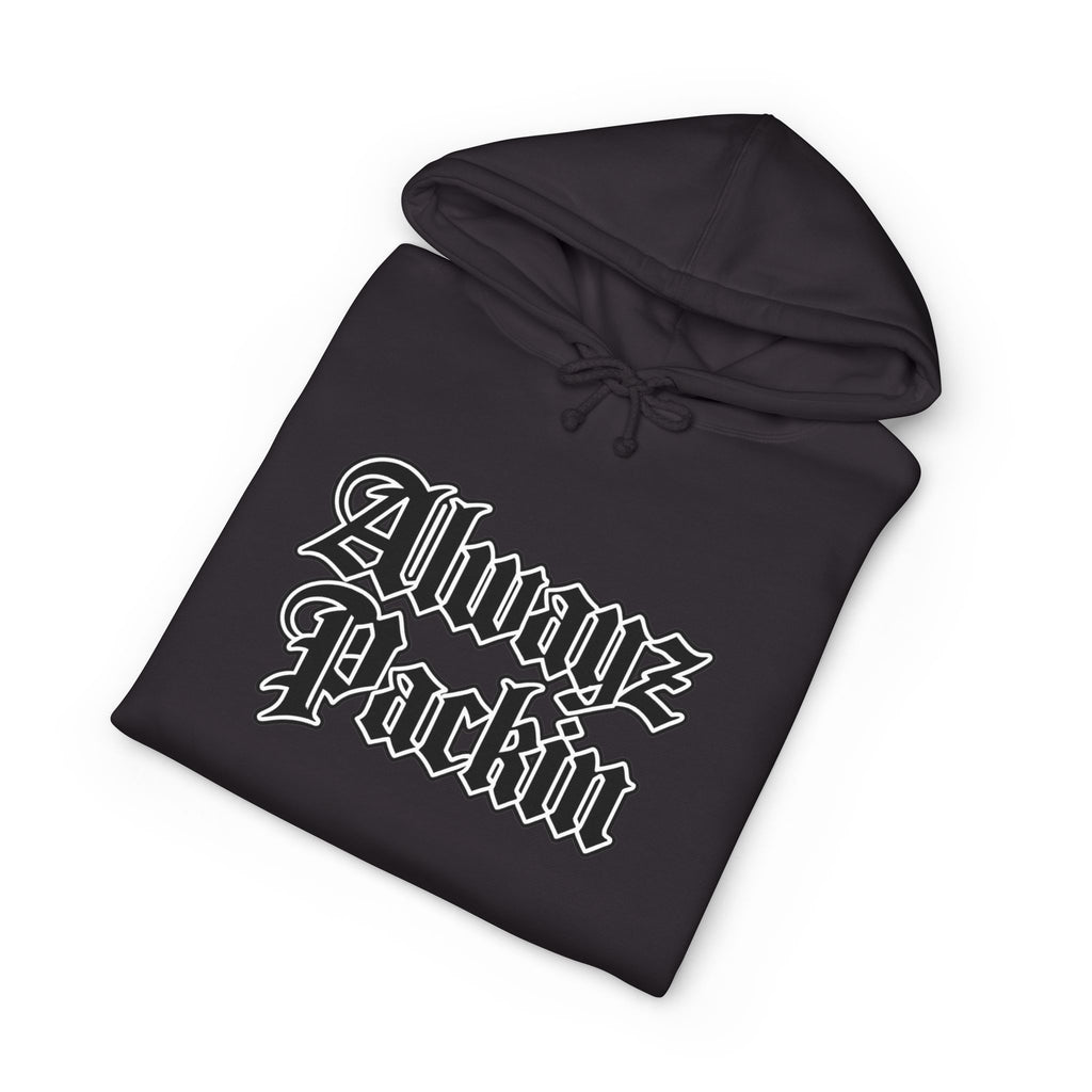 Alwayz Packin Front/ Skull and Guns Back with Rocker